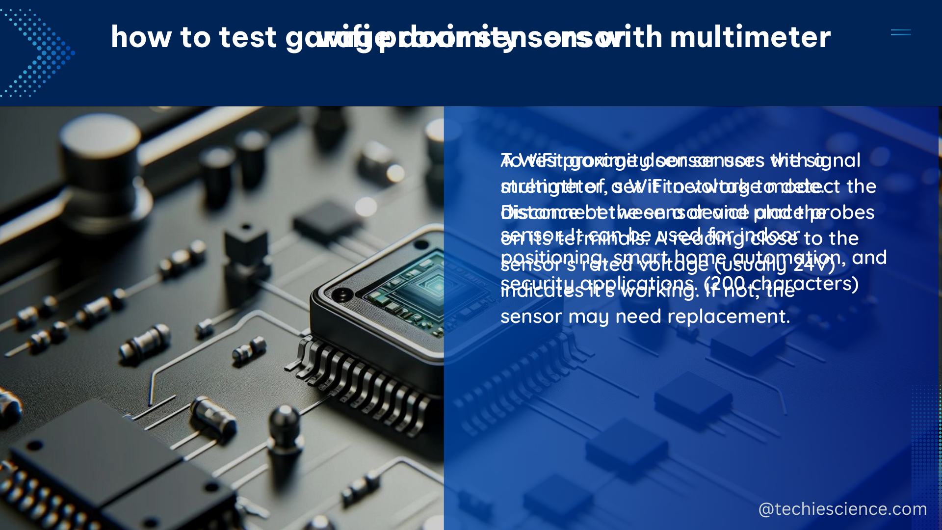 wifi proximity sensor