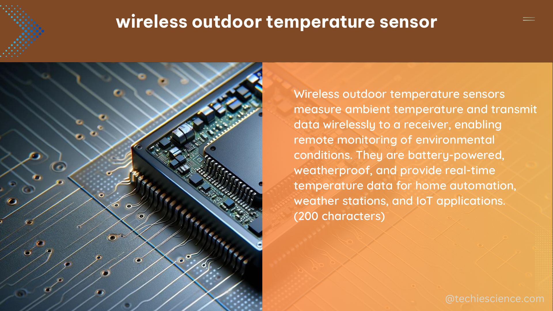 wireless outdoor temperature sensor