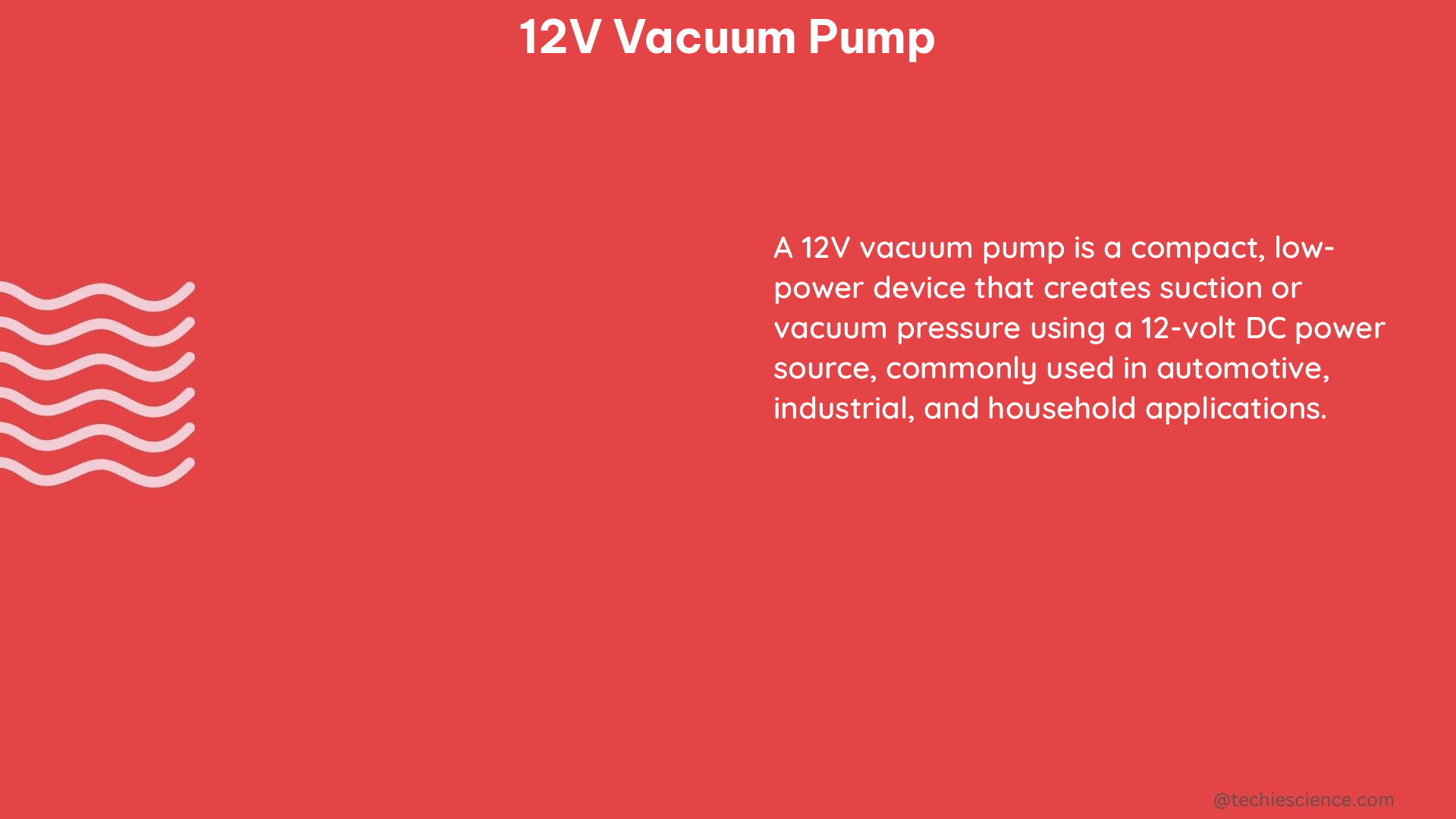 12v vacuum pump