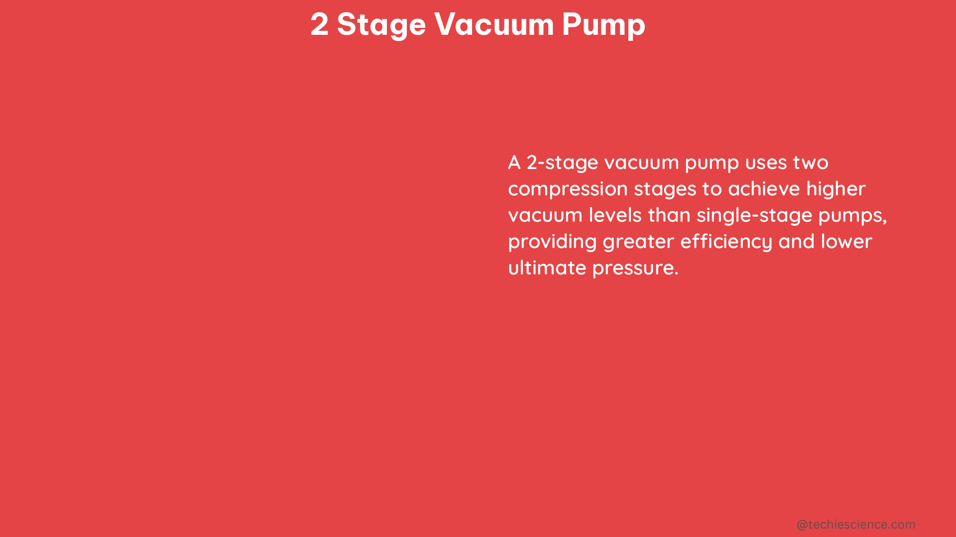 2 stage vacuum pump