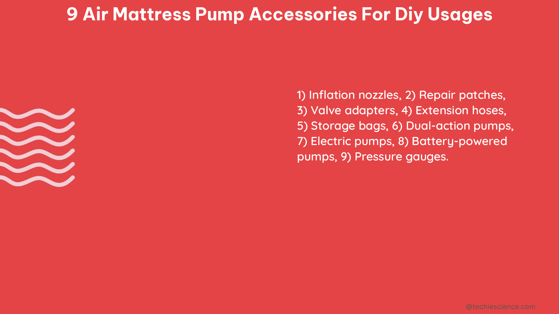 9 air mattress pump accessories for diy usages