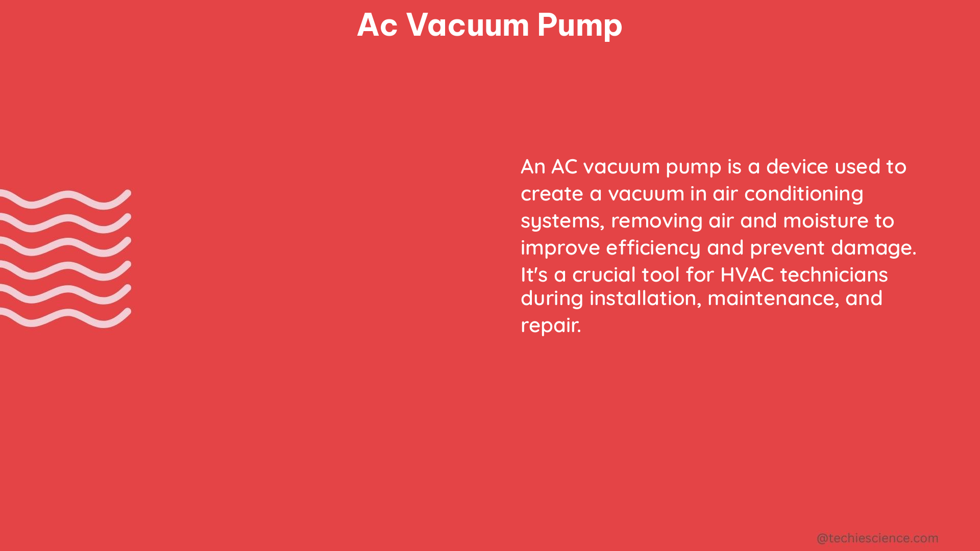 ac vacuum pump