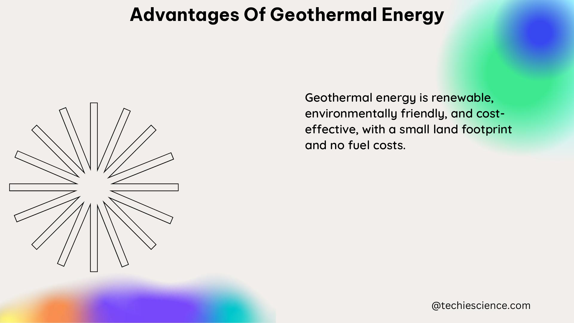 advantages of geothermal energy