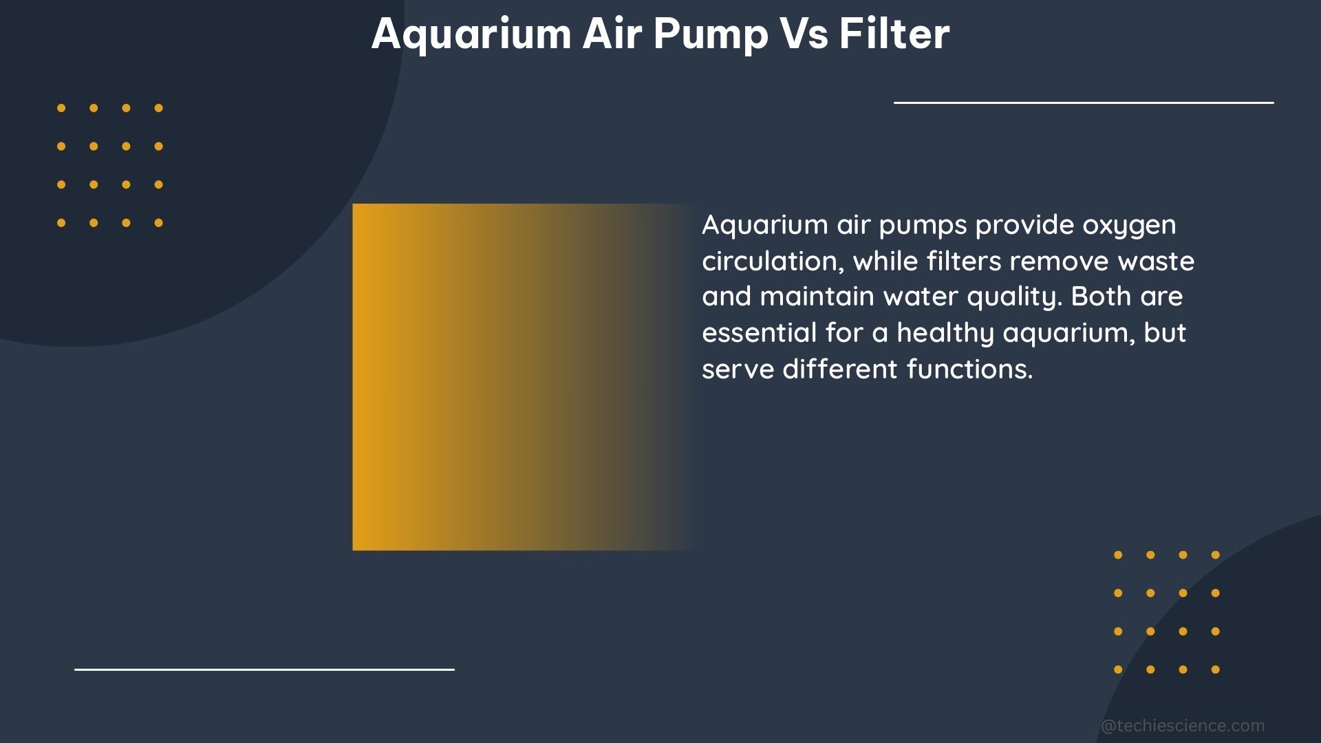 aquarium air pump vs filter