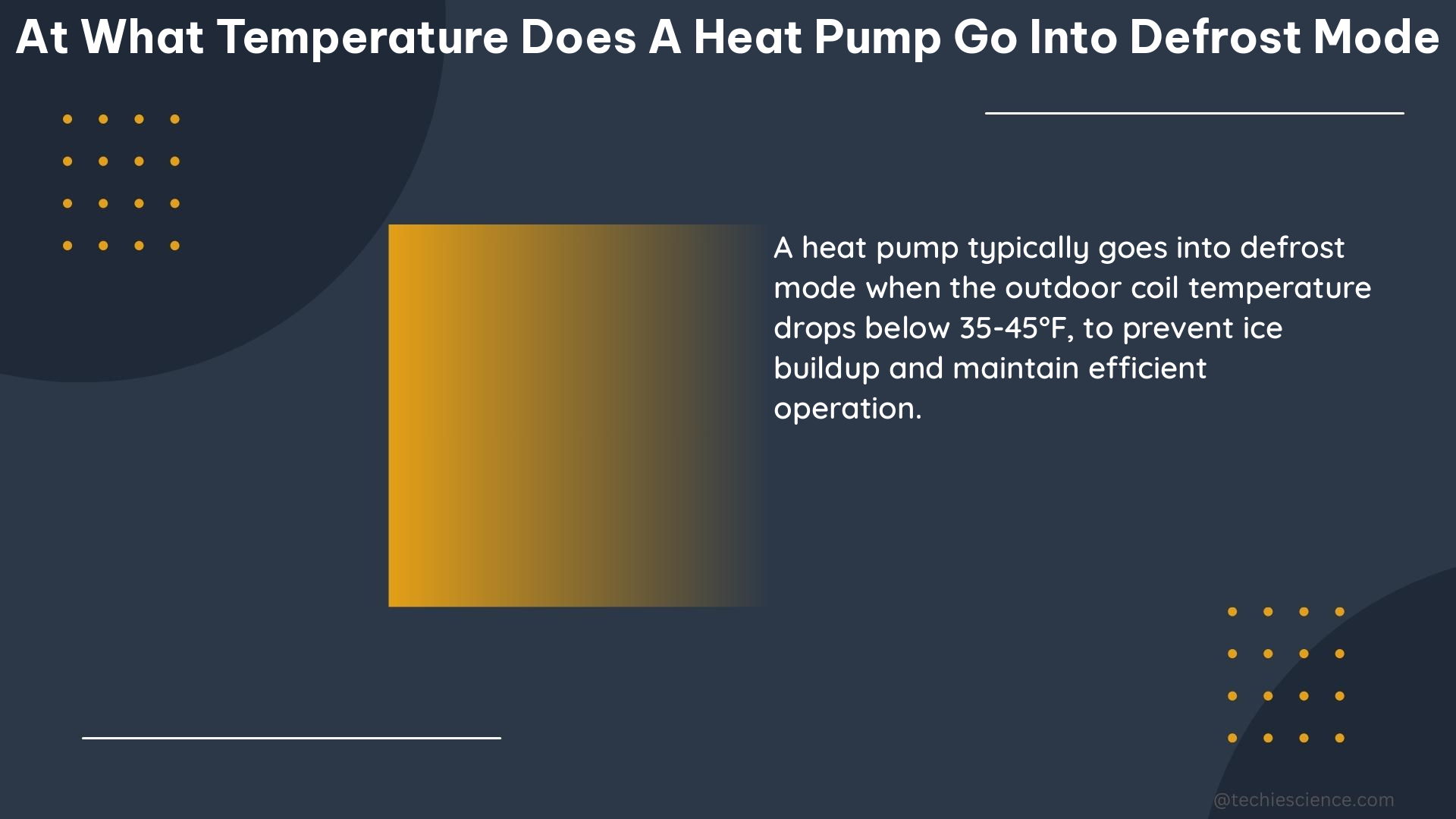 at what temperature does a heat pump go into defrost mode