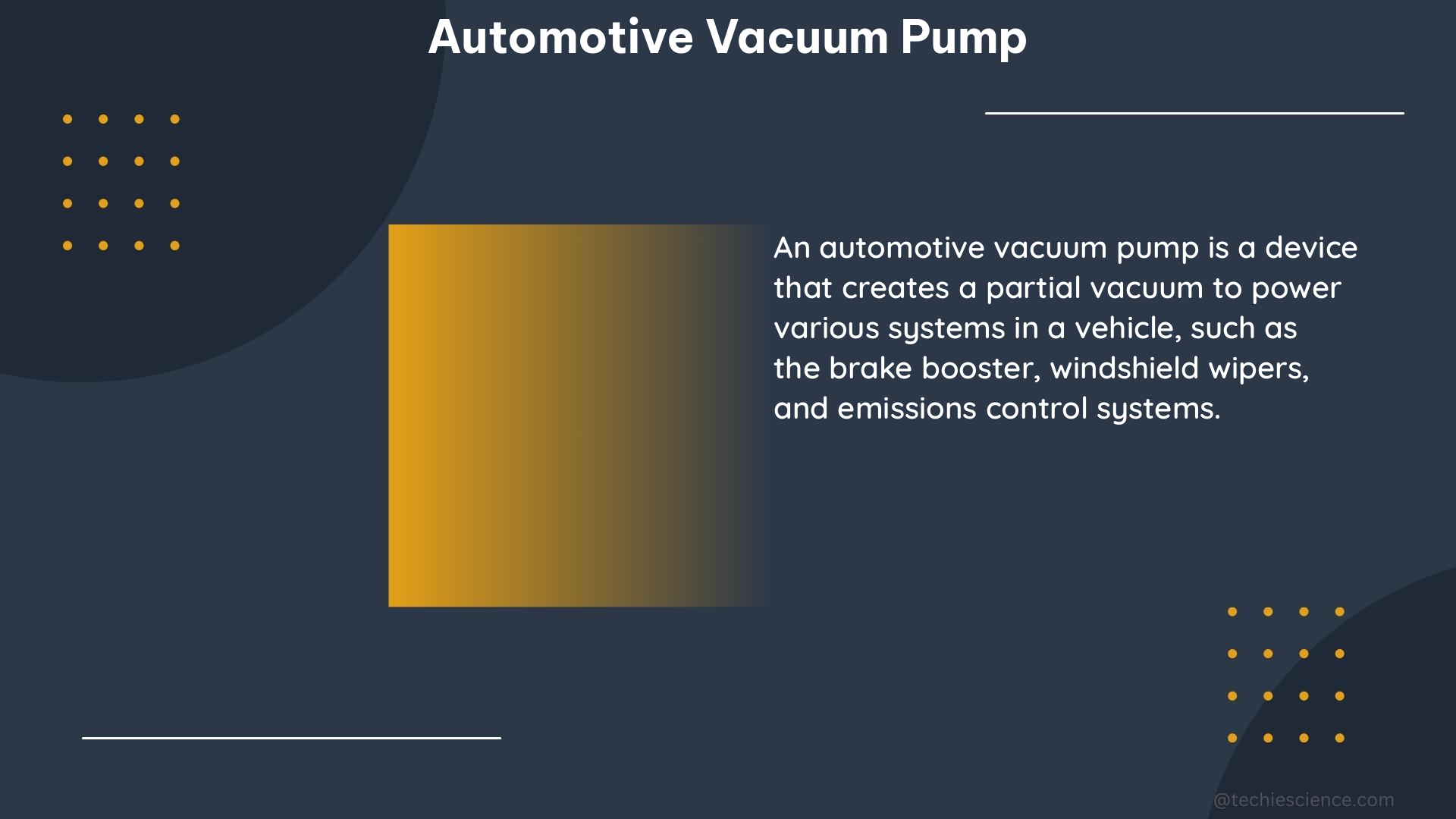 automotive vacuum pump