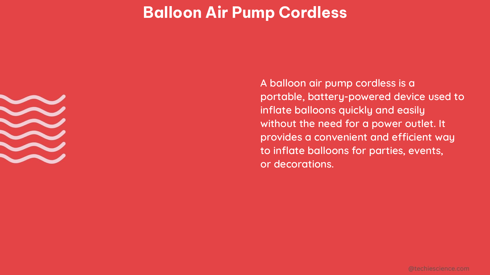 balloon air pump cordless