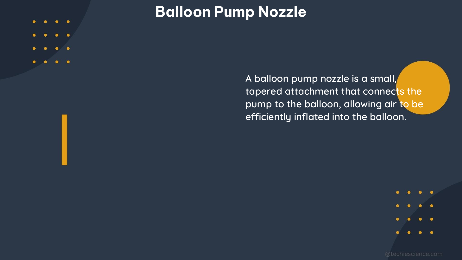 balloon pump nozzle