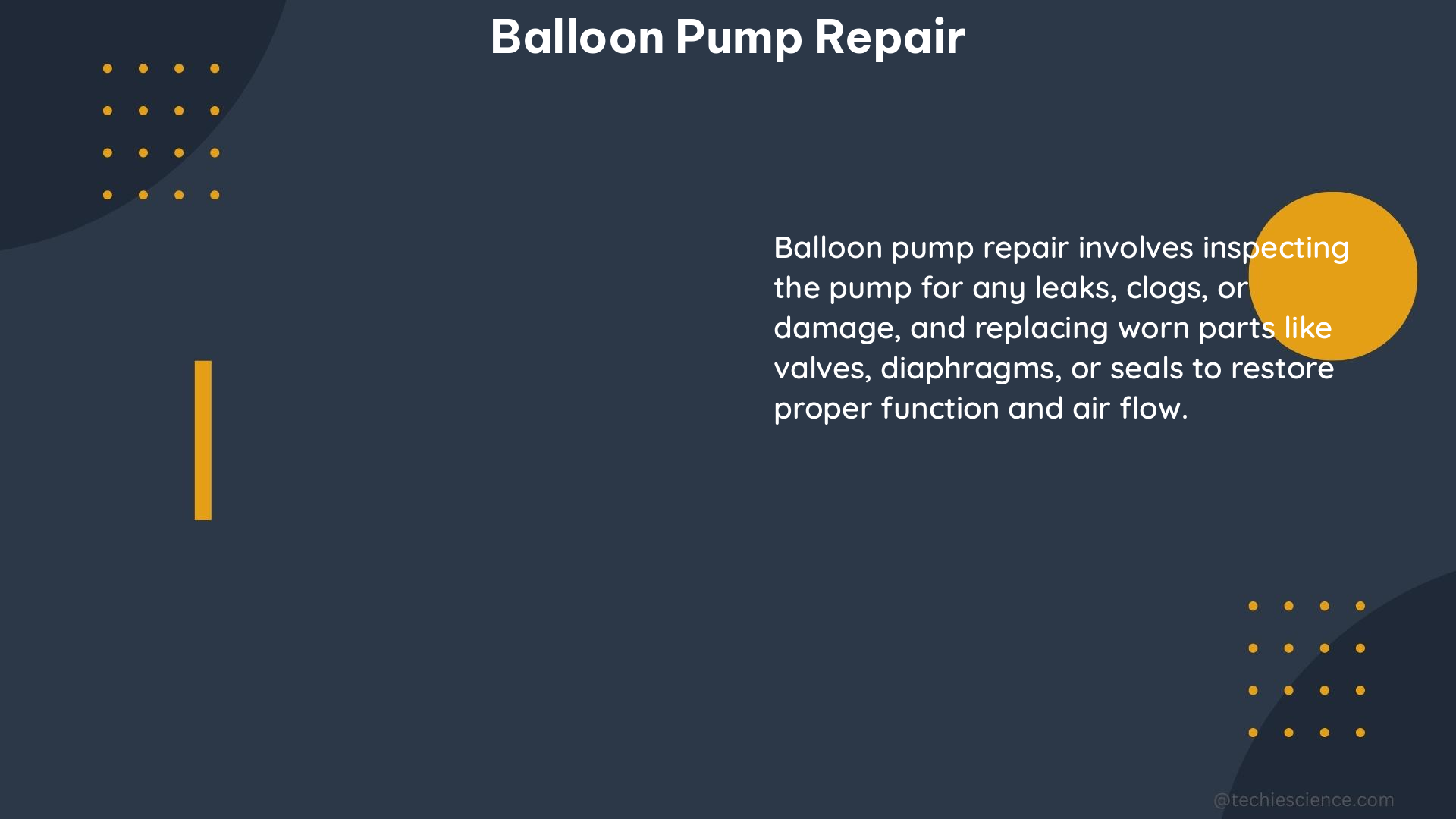 balloon pump repair