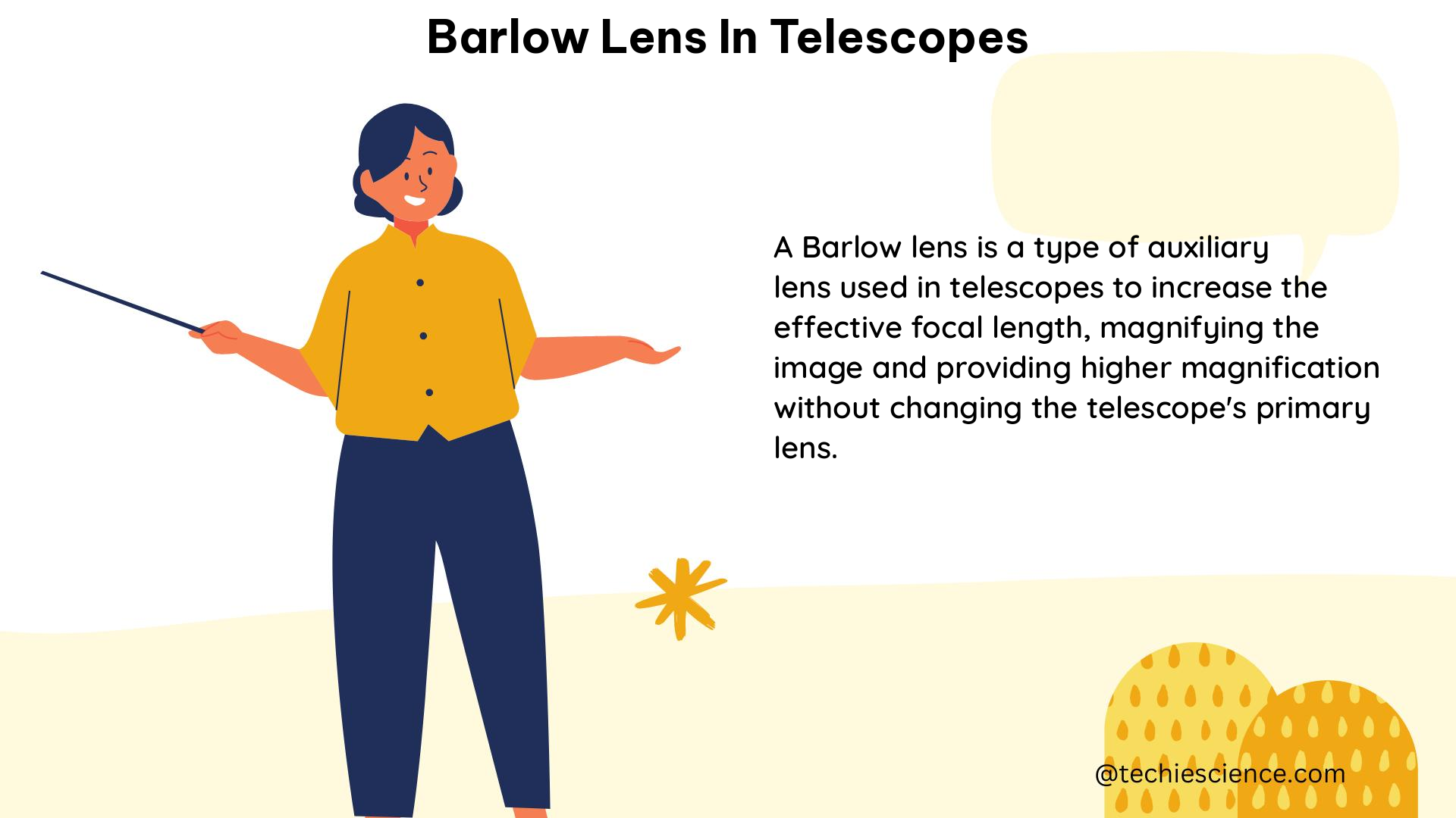 barlow lens in telescopes