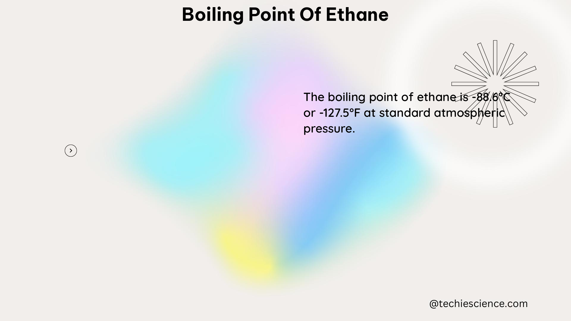 boiling point of ethane