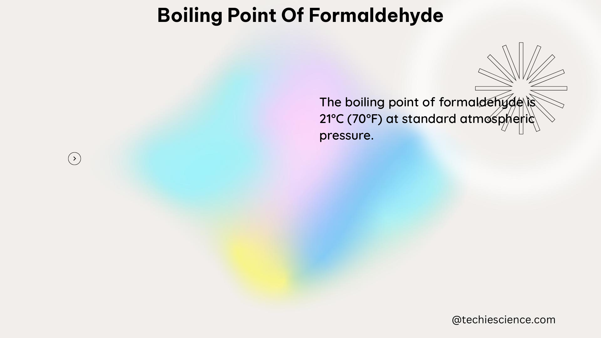 boiling point of formaldehyde