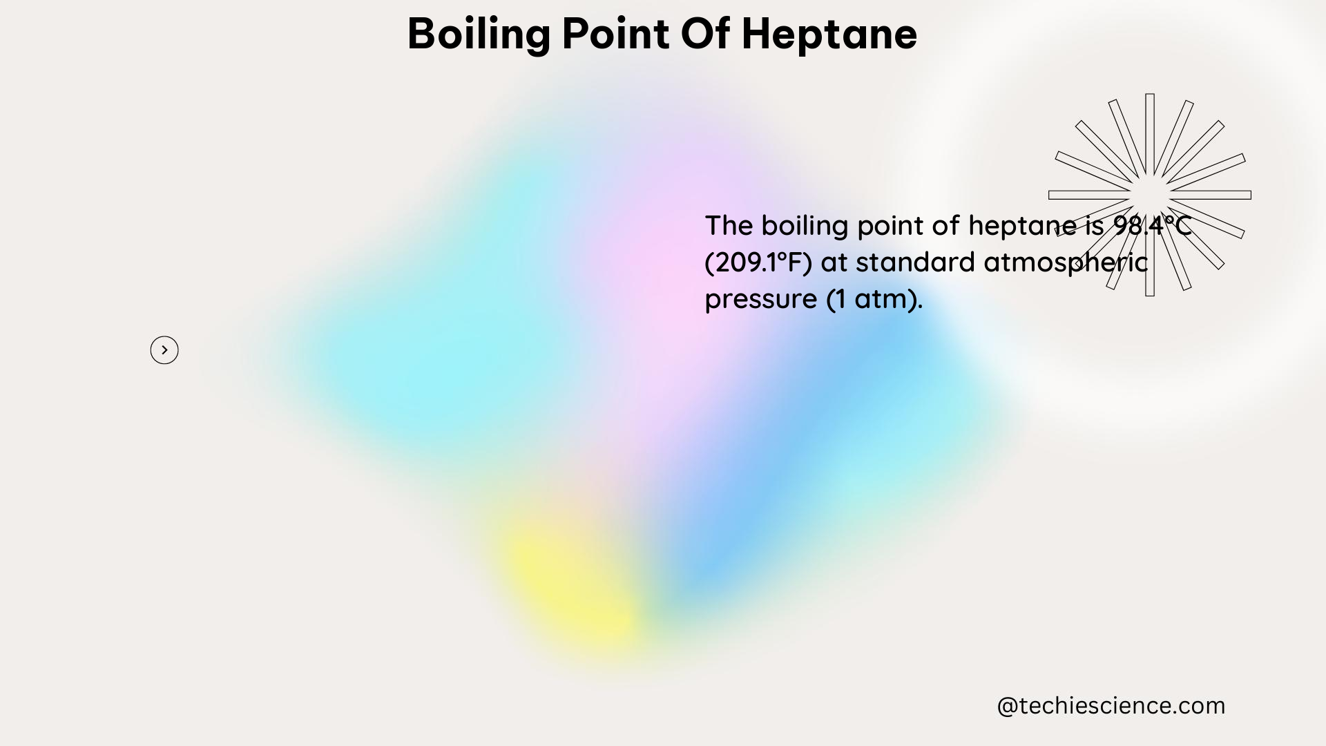 boiling point of heptane