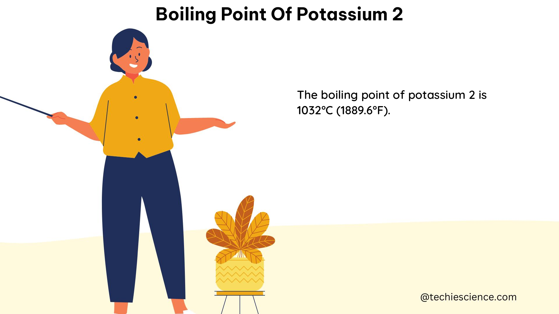 boiling point of potassium 2