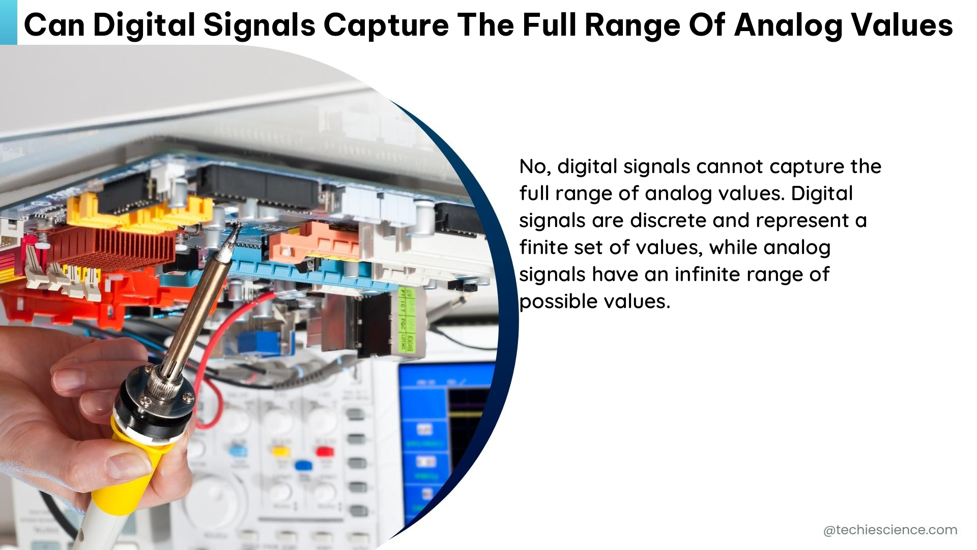 can digital signals capture the full range of analog values