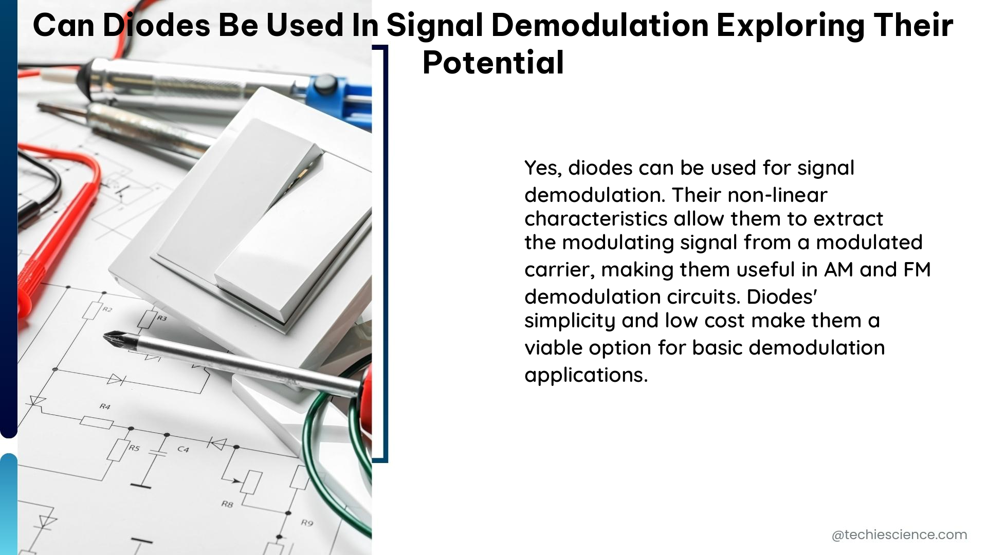 can diodes be used in signal demodulation exploring their potential