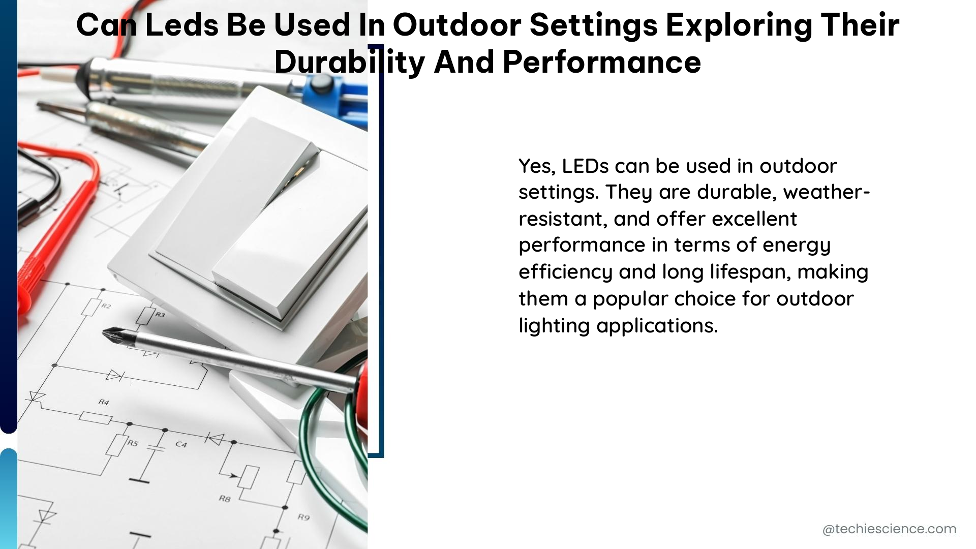 can leds be used in outdoor settings exploring their durability and performance