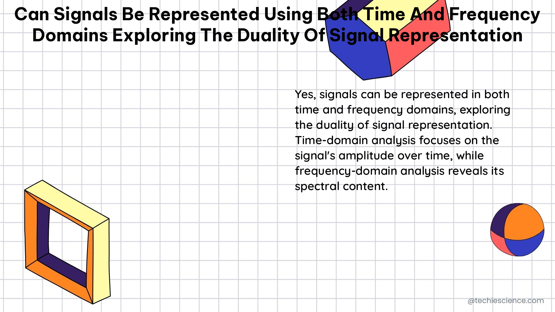 can signals be represented using both time and frequency domains exploring the duality of signal representation