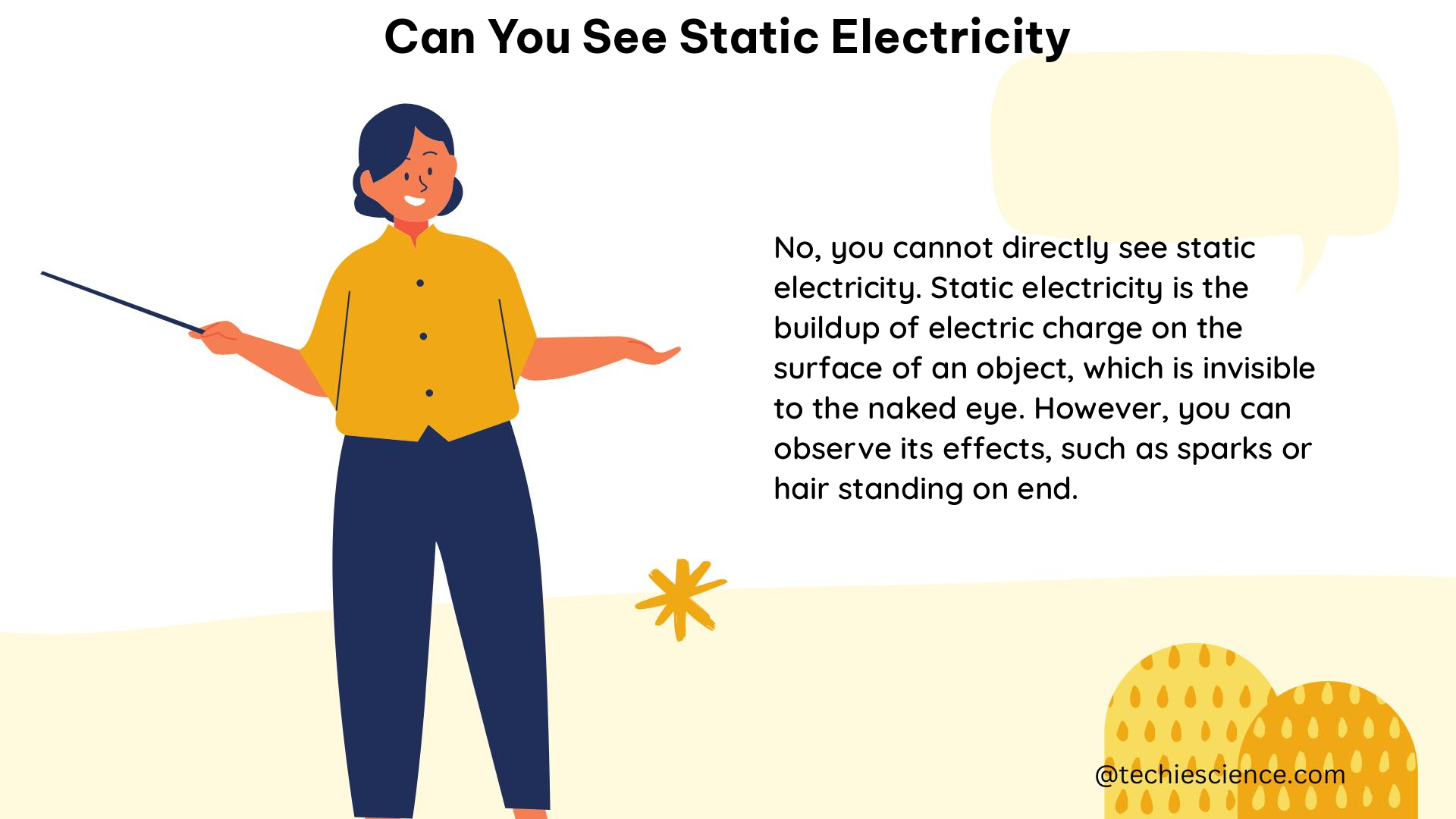 can you see static electricity