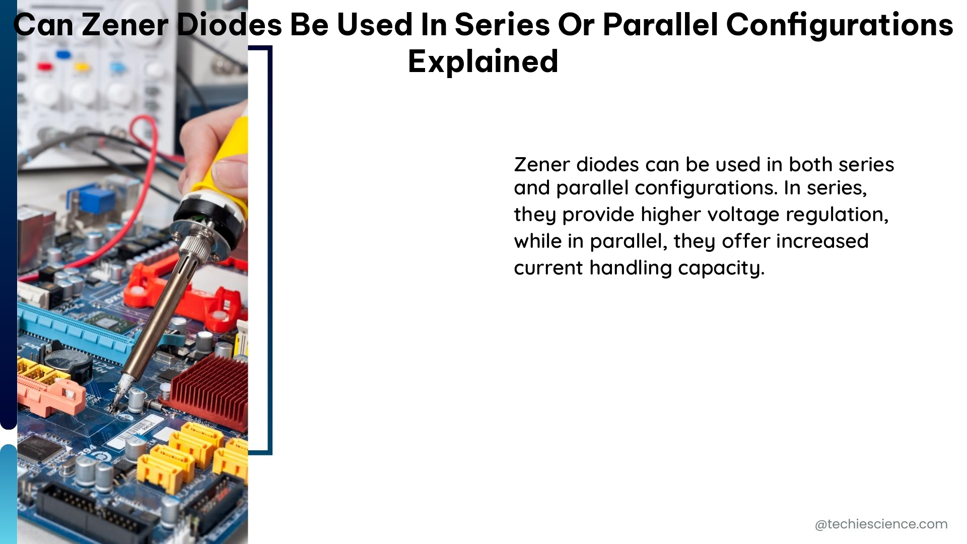 can zener diodes be used in series or parallel configurations explained