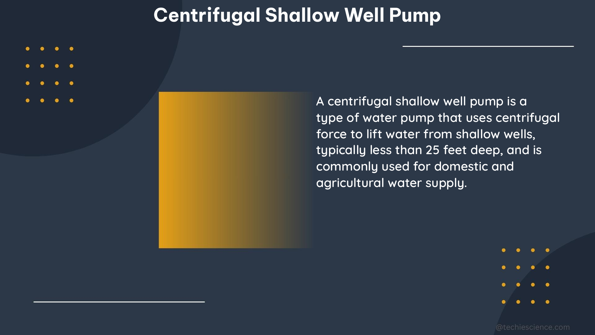 centrifugal shallow well pump