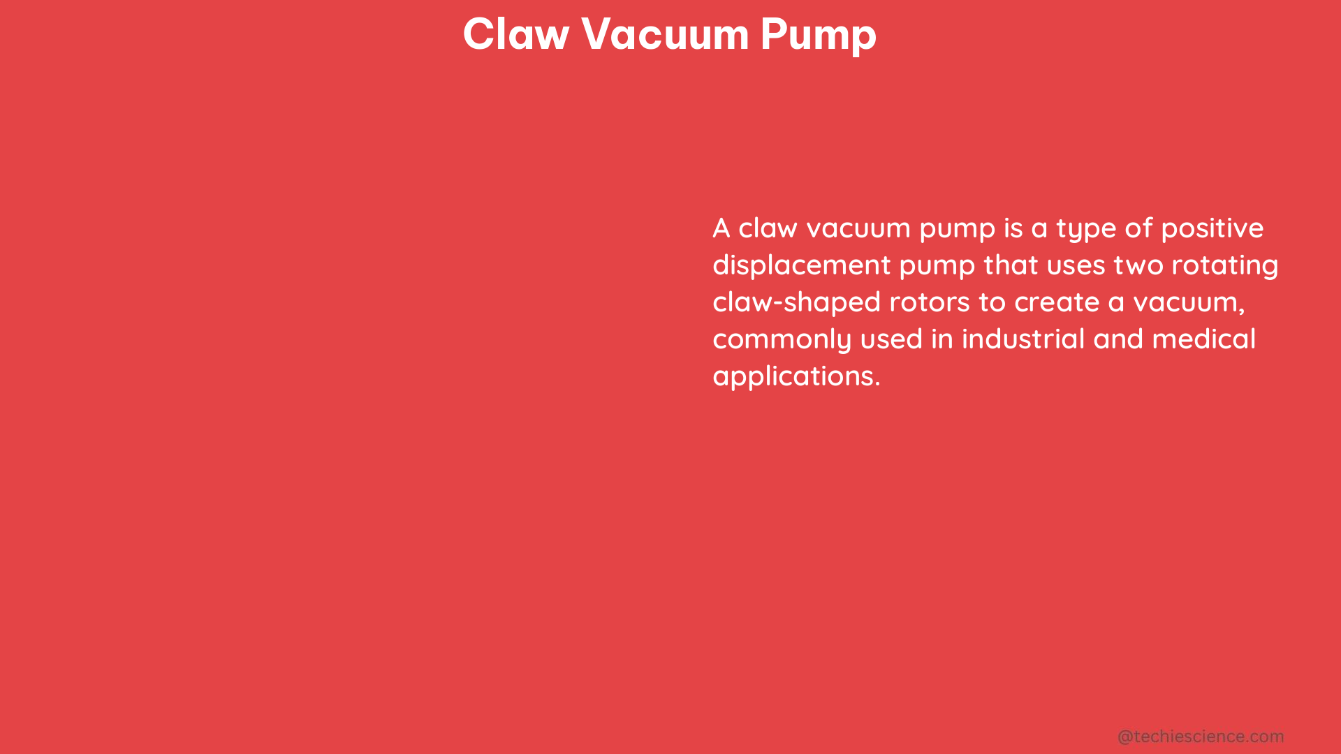 claw vacuum pump