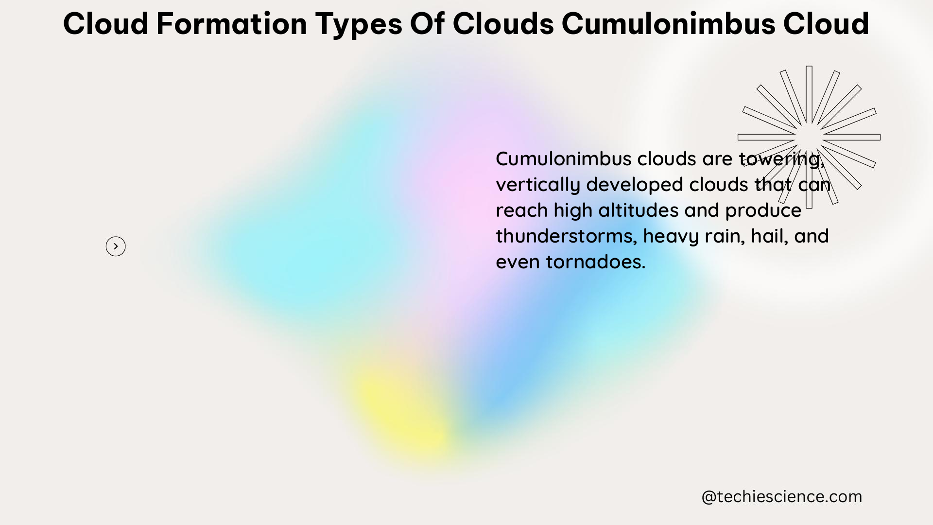 cloud formation types of clouds cumulonimbus cloud