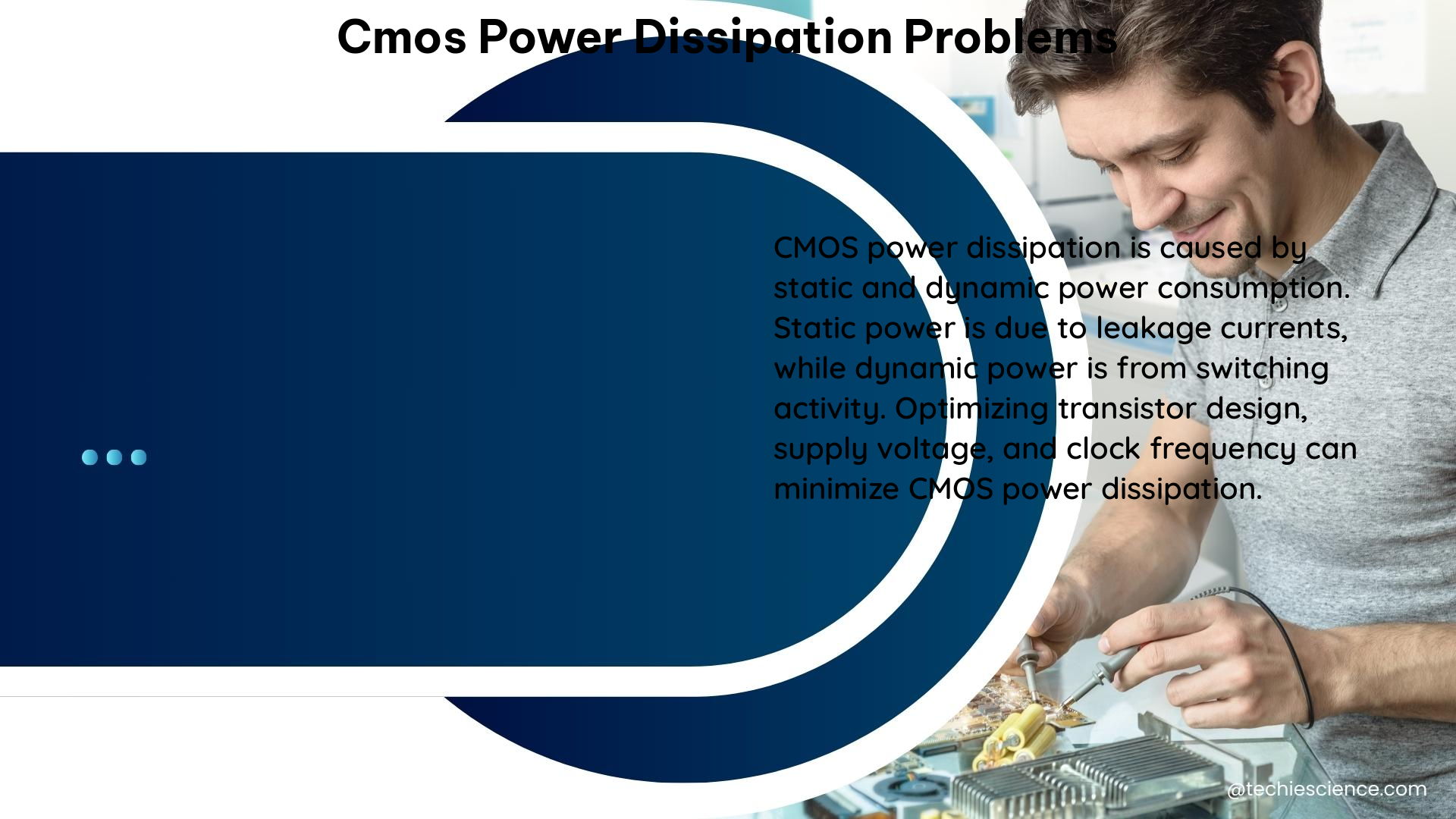 cmos power dissipation problems