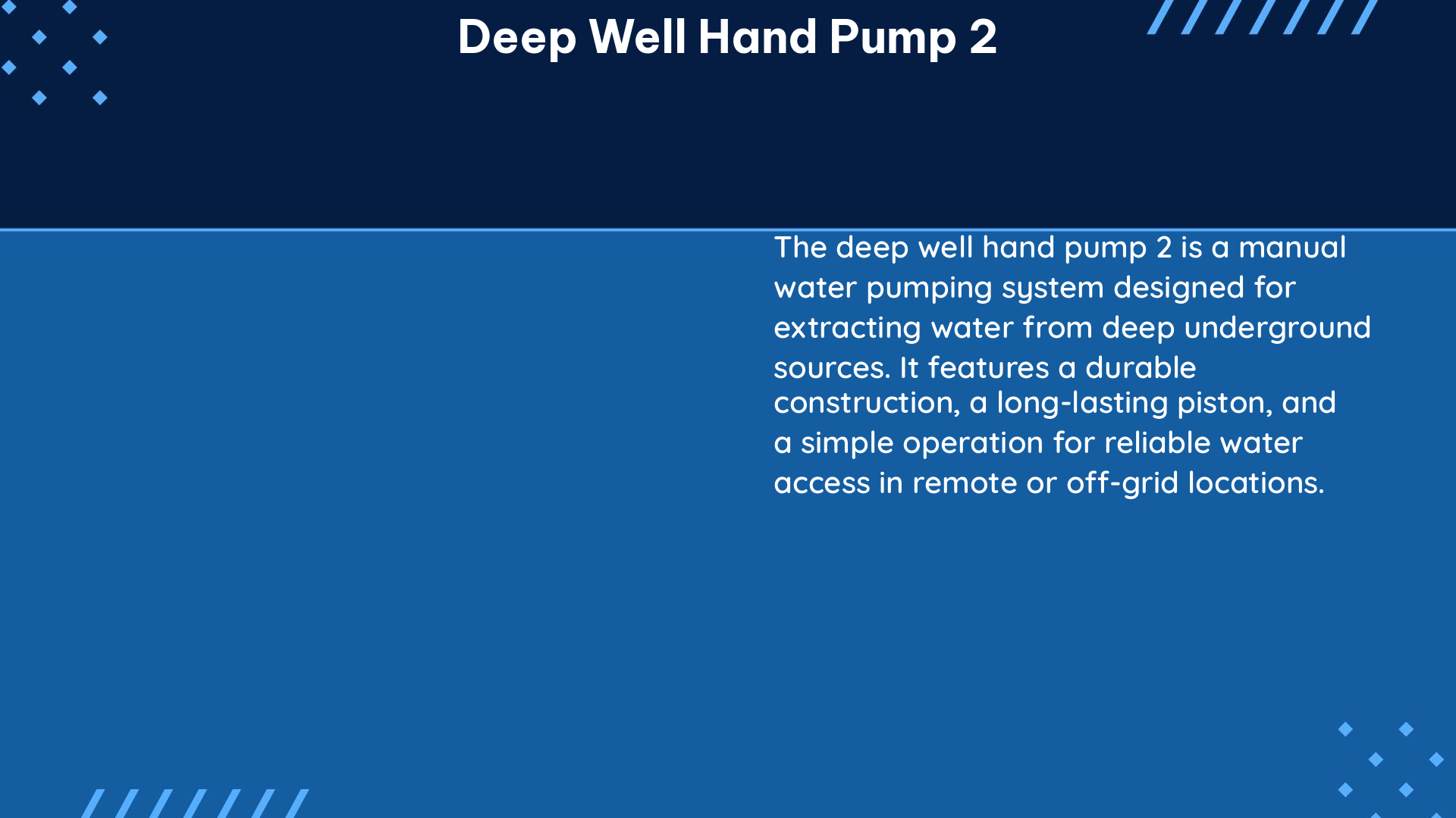 deep well hand pump 2