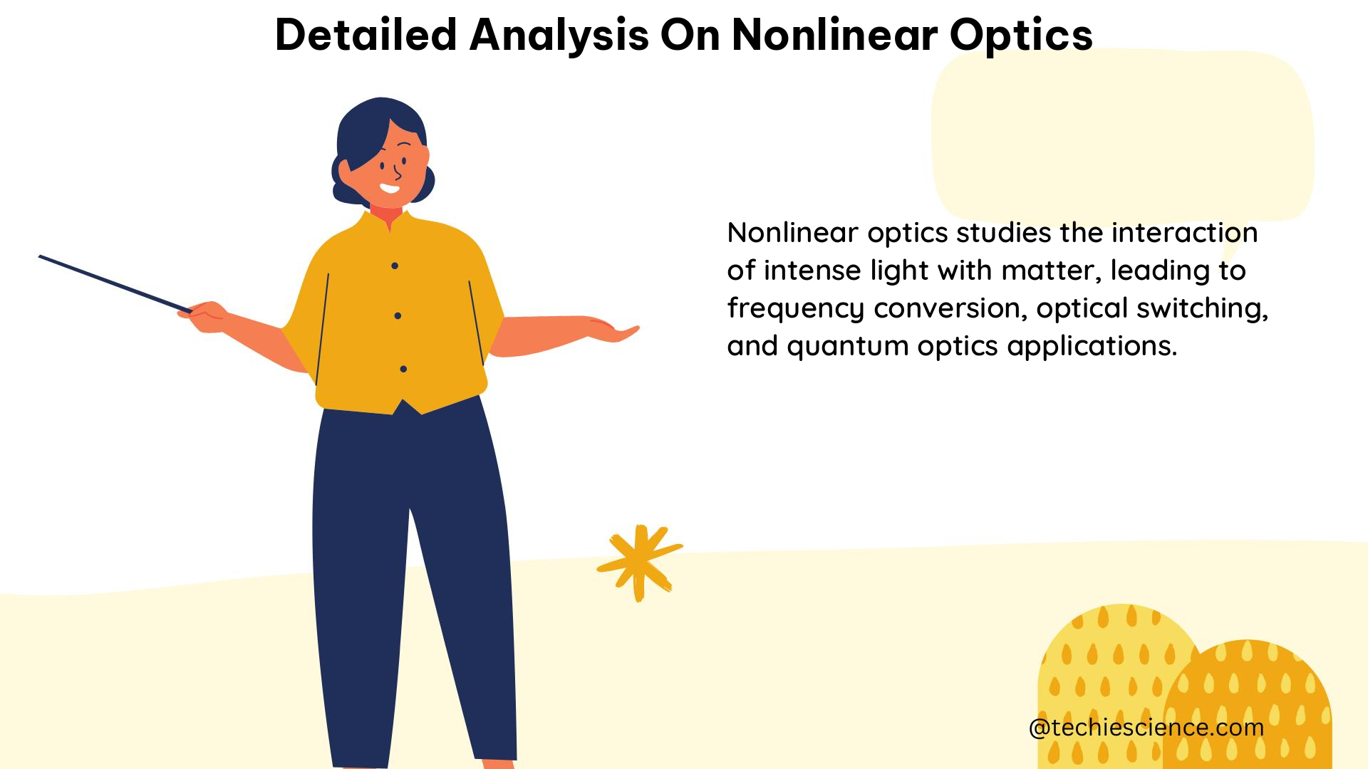 detailed analysis on nonlinear optics