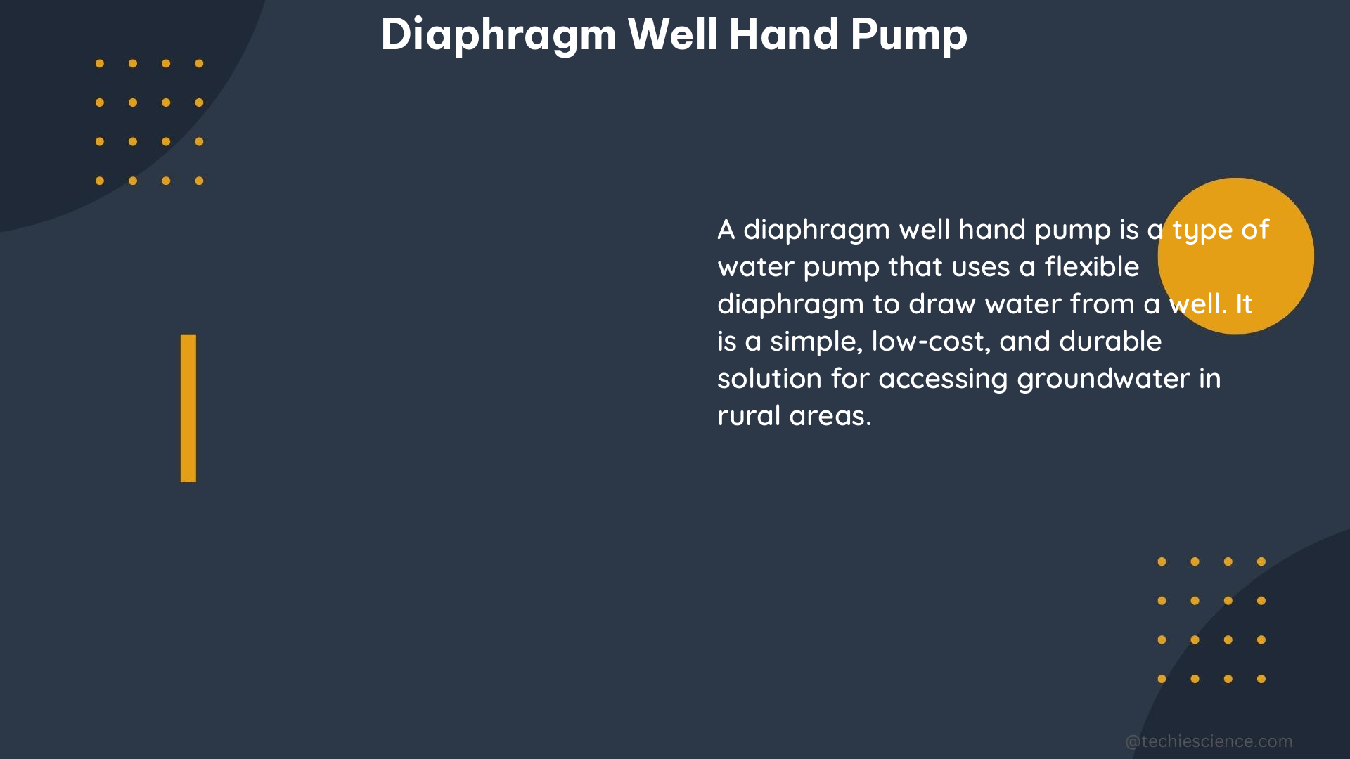 diaphragm well hand pump