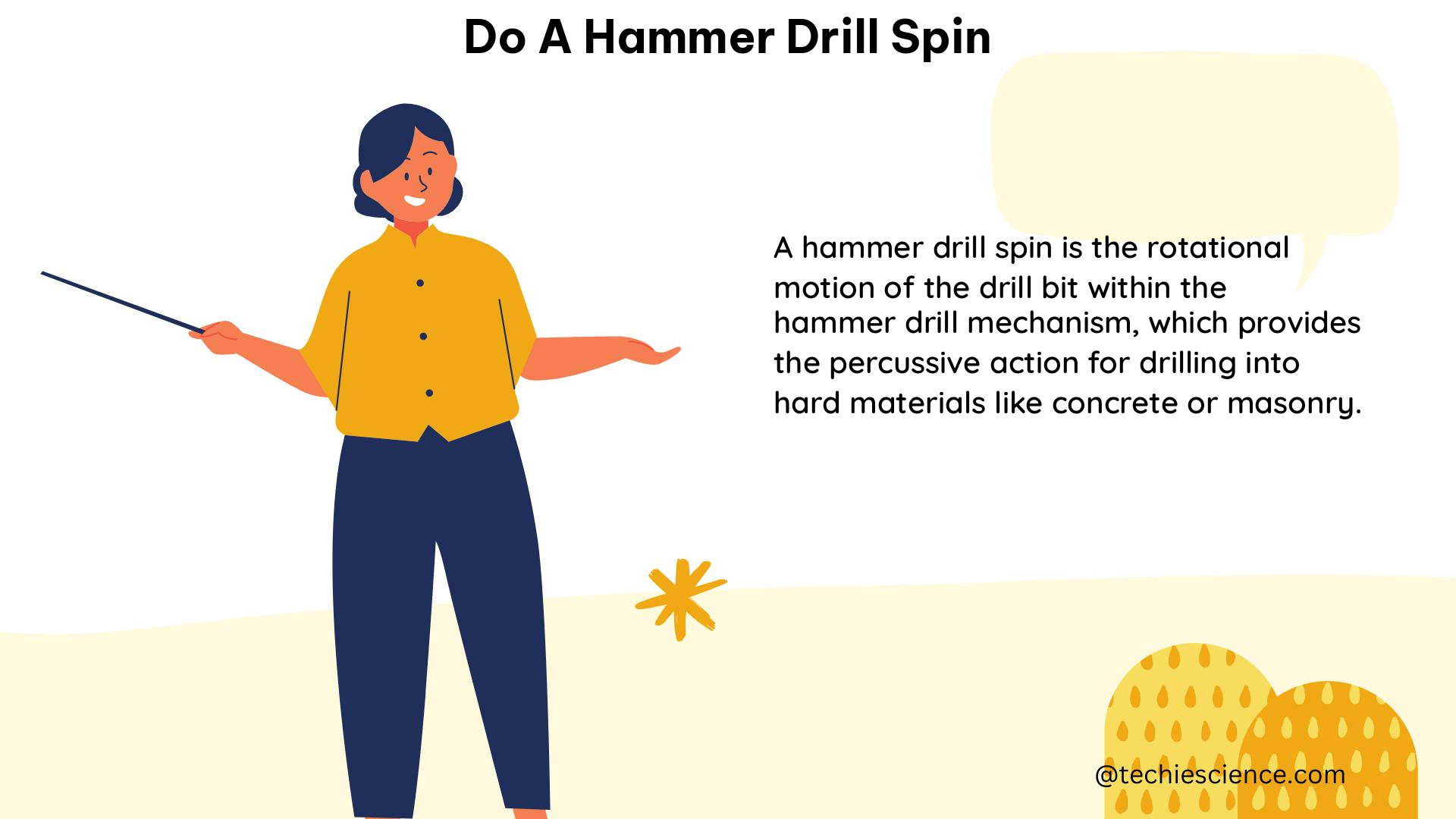 do a hammer drill spin