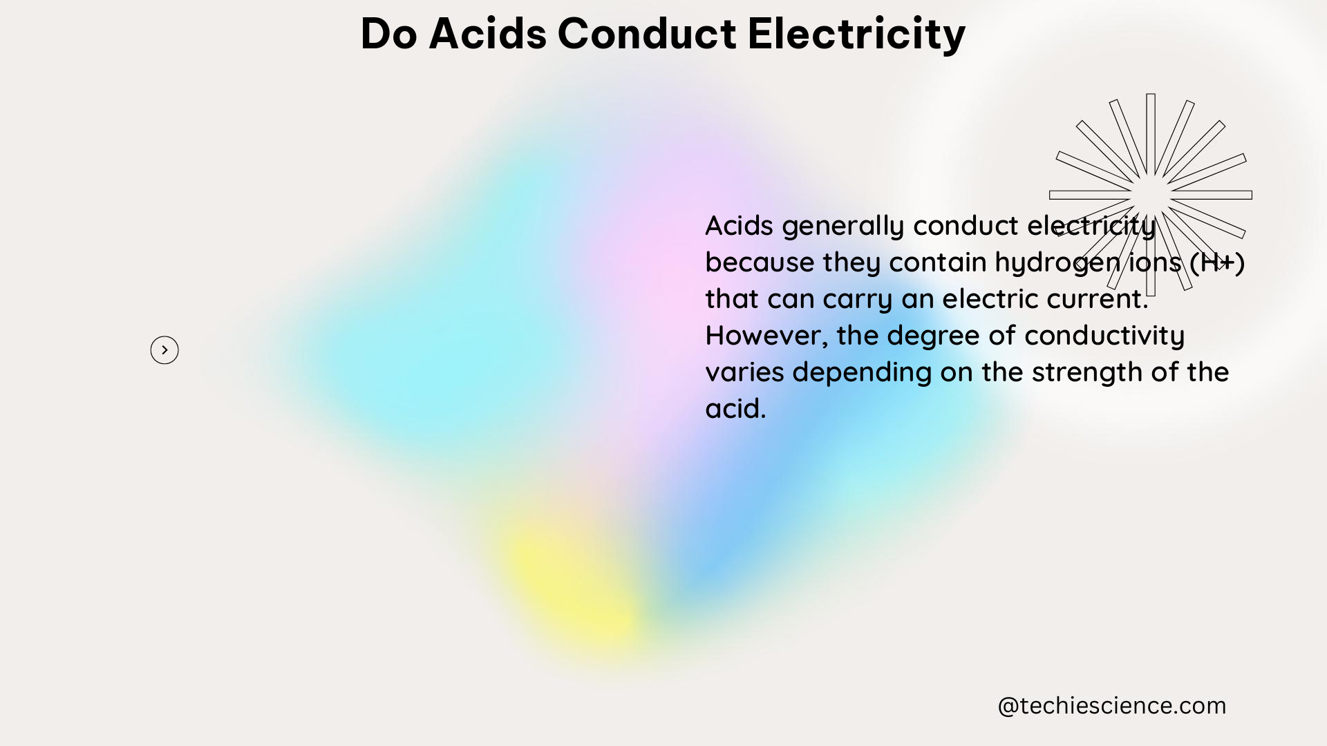 do acids conduct electricity