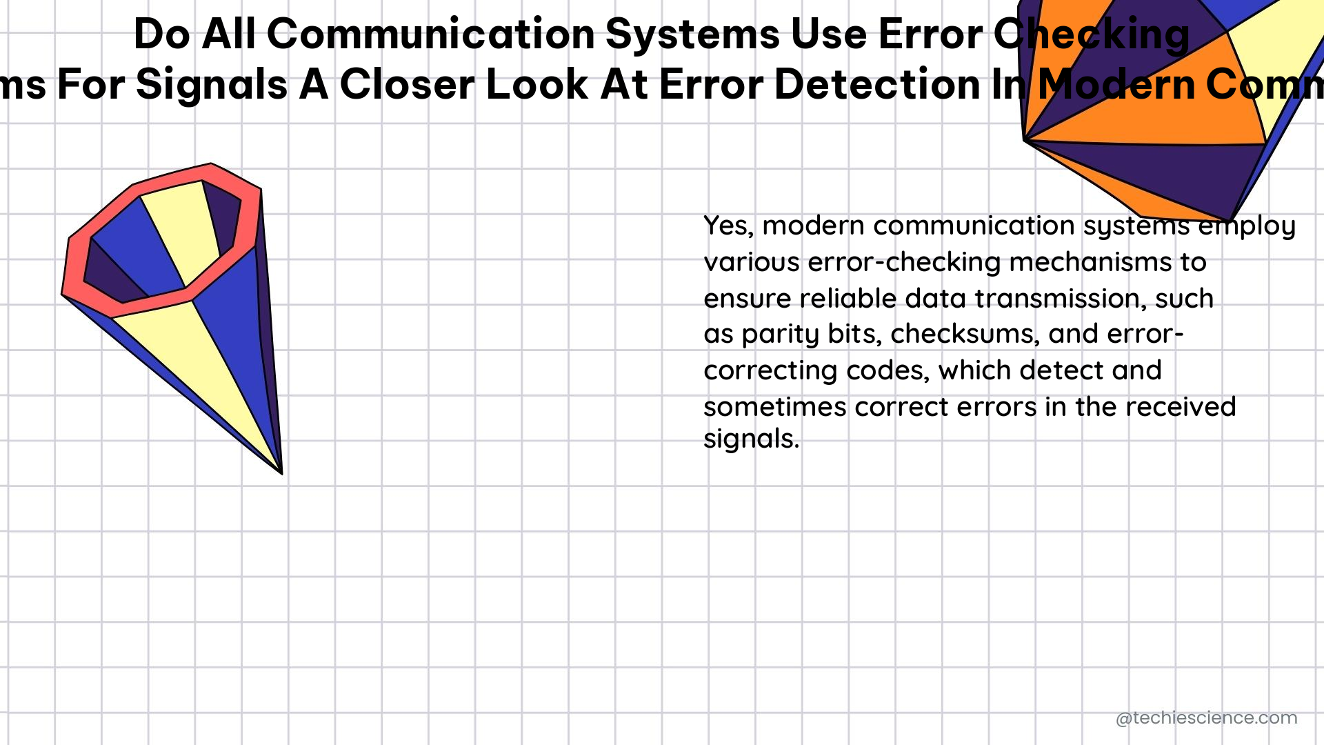 do all communication systems use error checking mechanisms for signals a closer look at error detection in modern communication