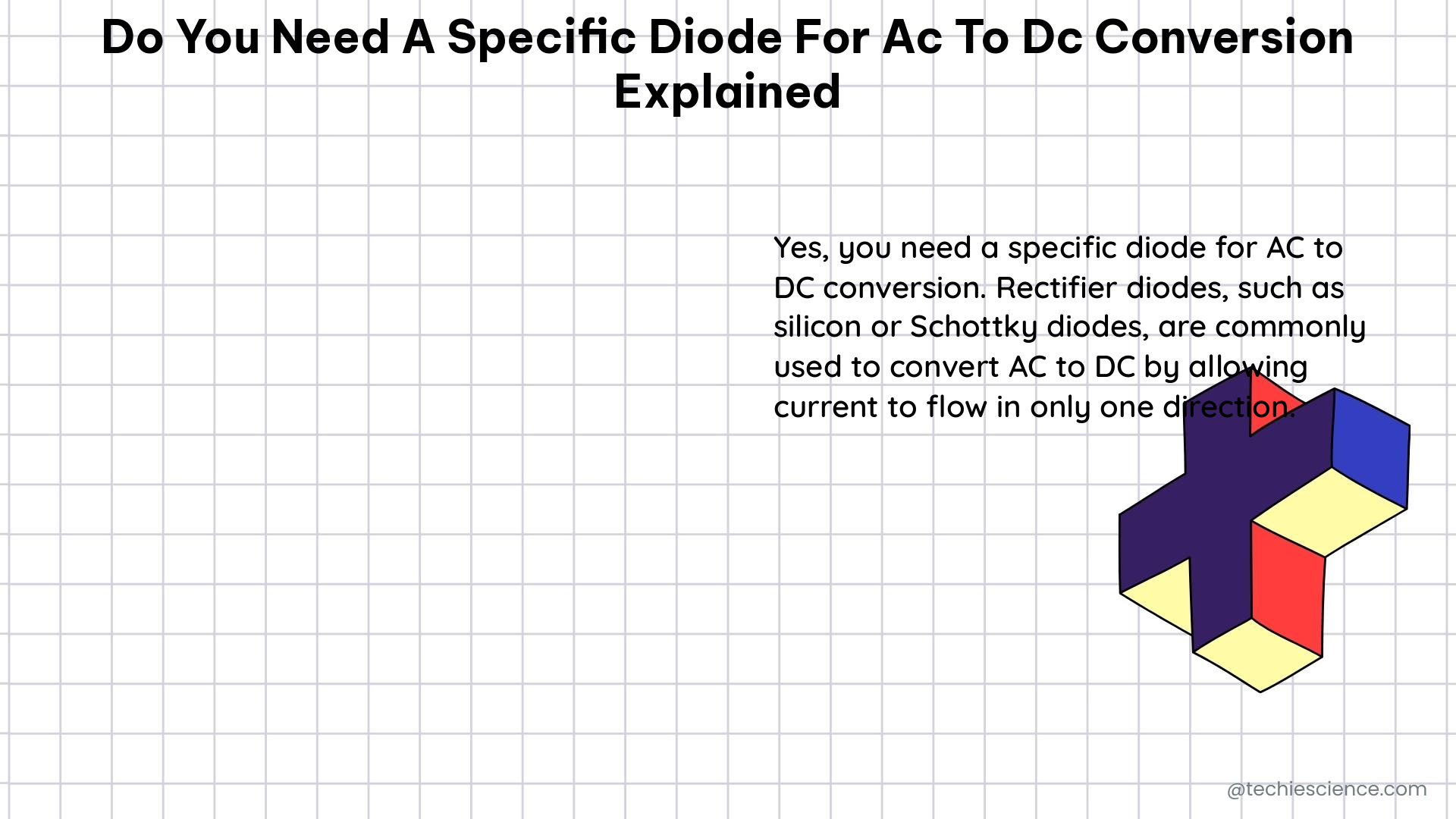 do you need a specific diode for ac to dc conversion