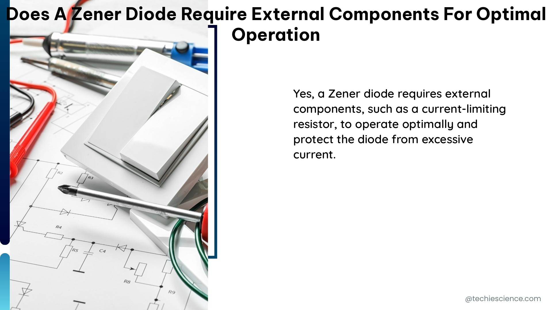 does a zener diode require external components for optimal operation