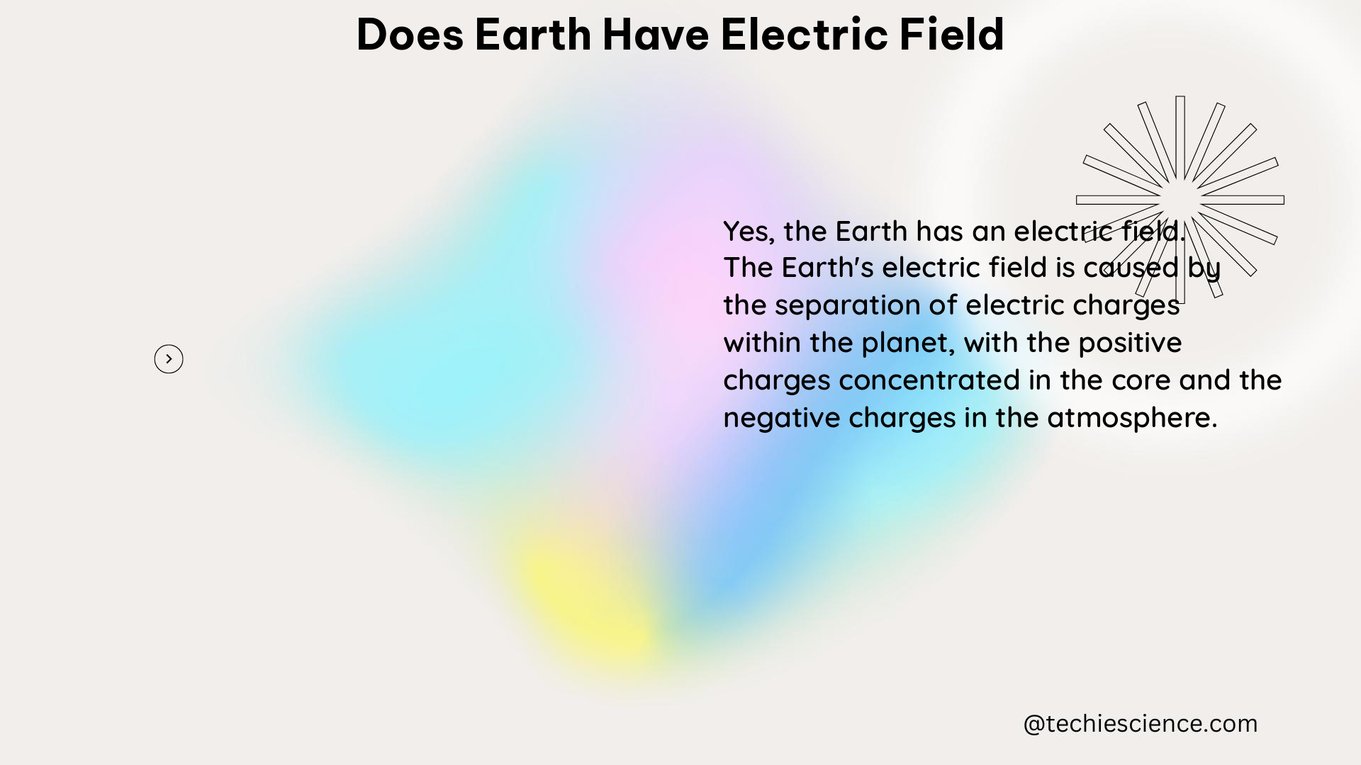 does earth have electric field