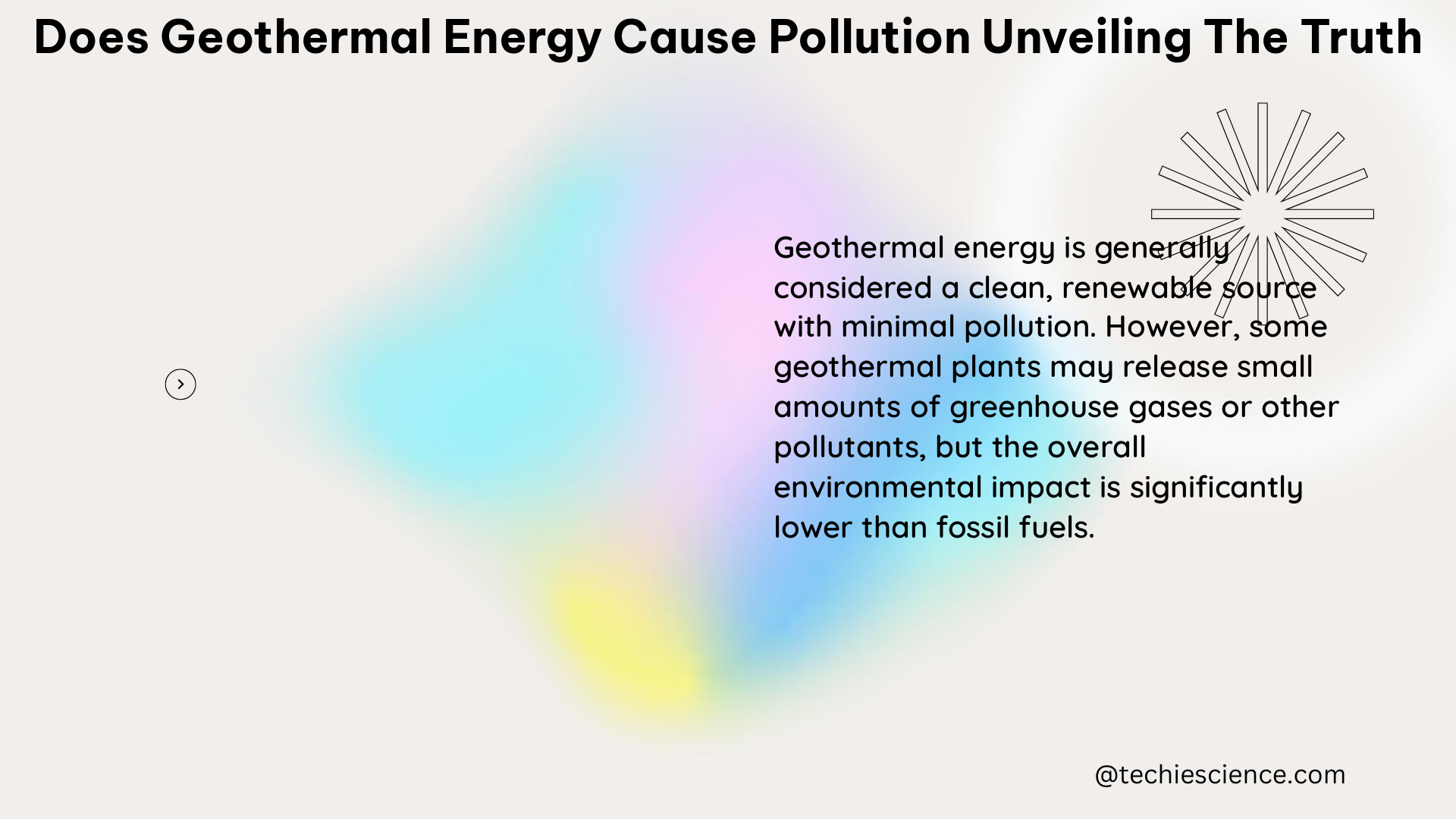 does geothermal energy cause pollution unveiling the truth