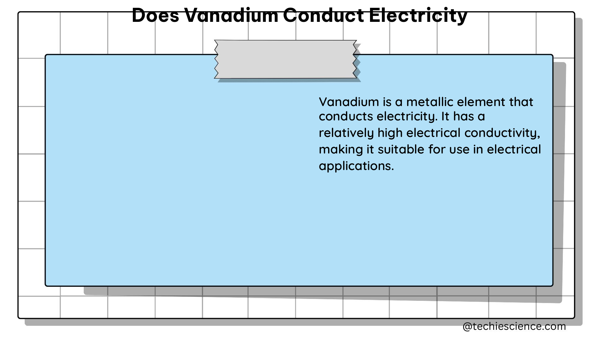 does vanadium conduct electricity