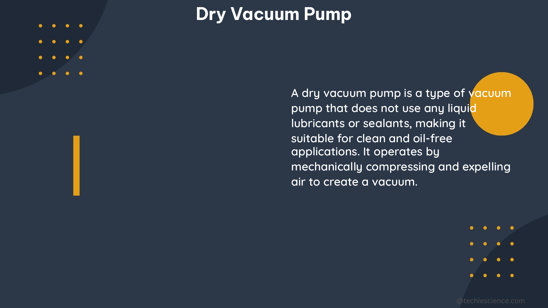 dry vacuum pump