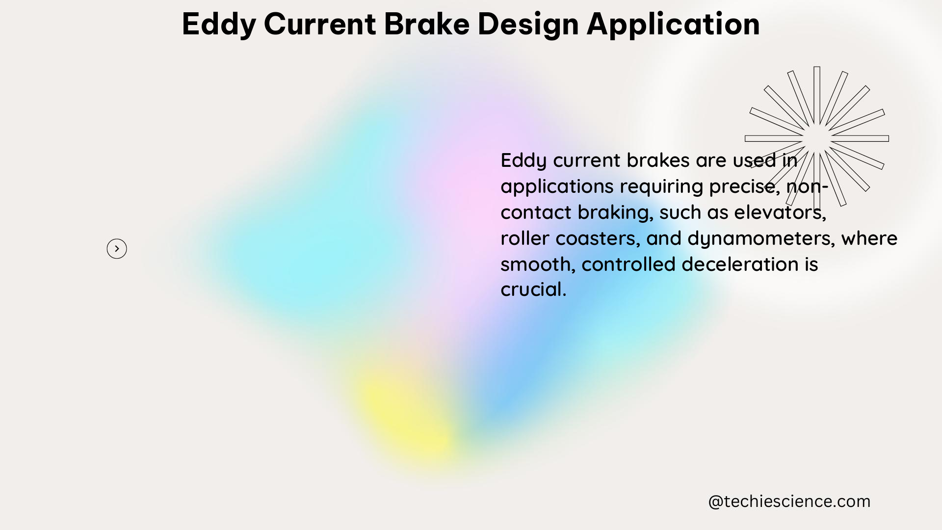 eddy current brake design application