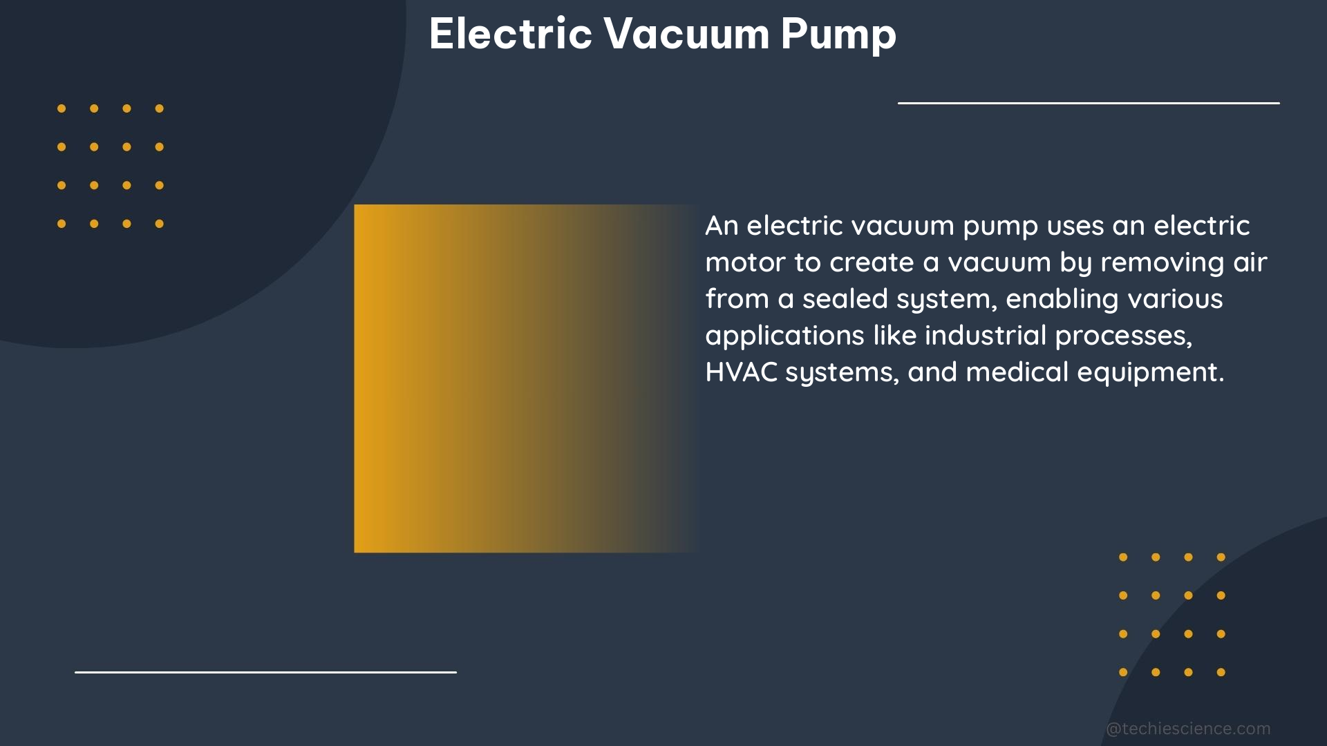 electric vacuum pump