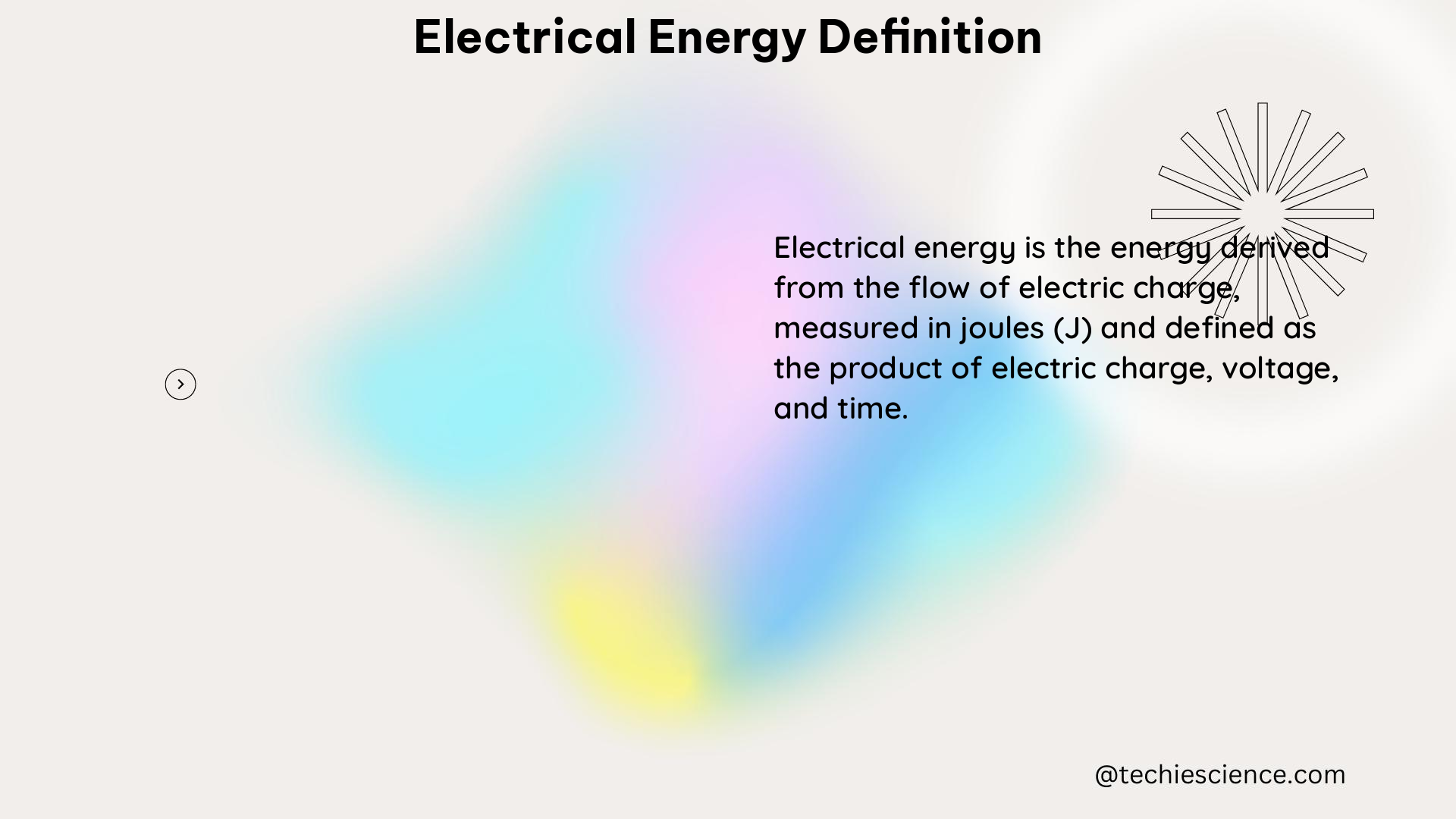 electrical energy definition