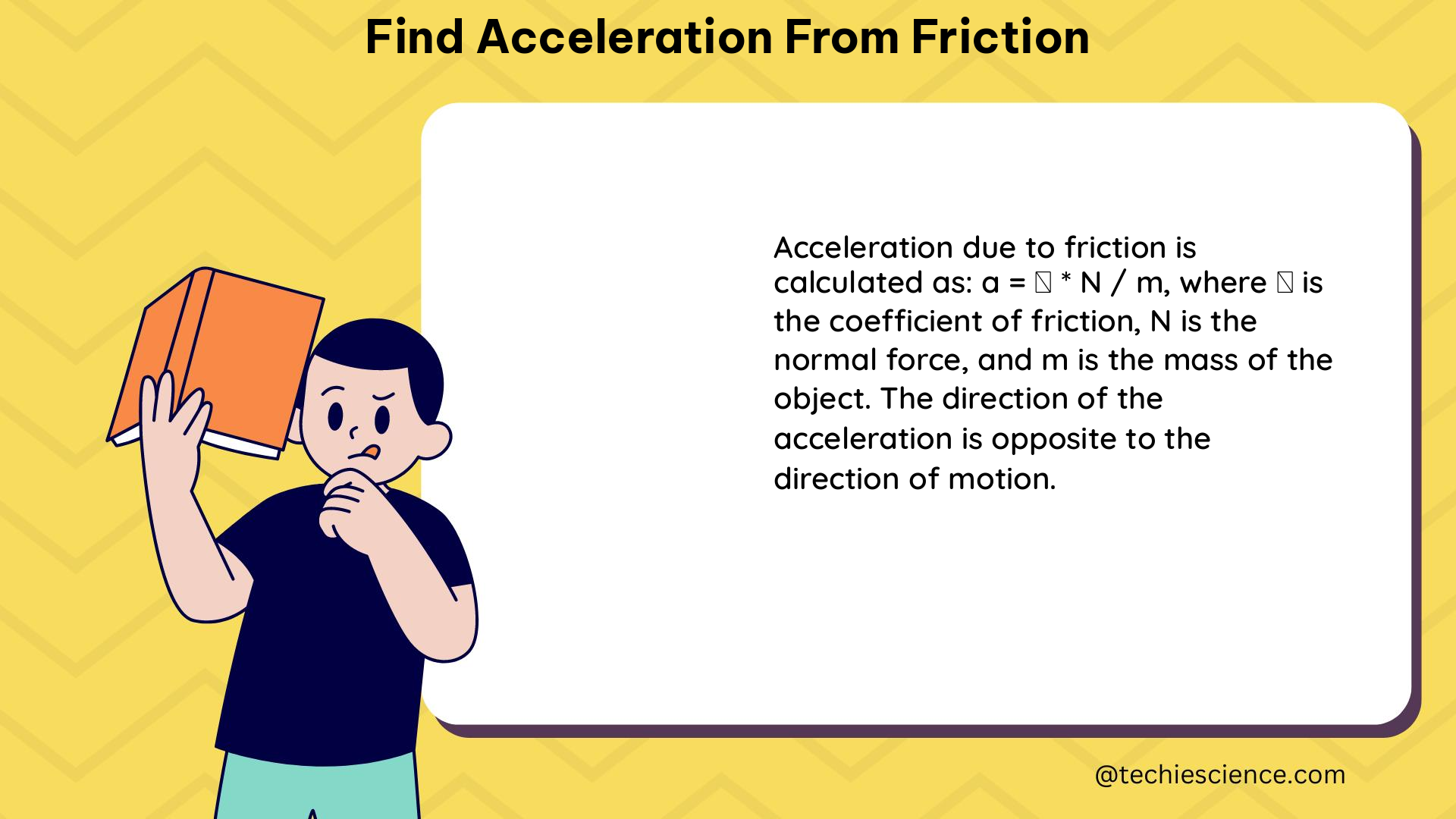 find acceleration from friction