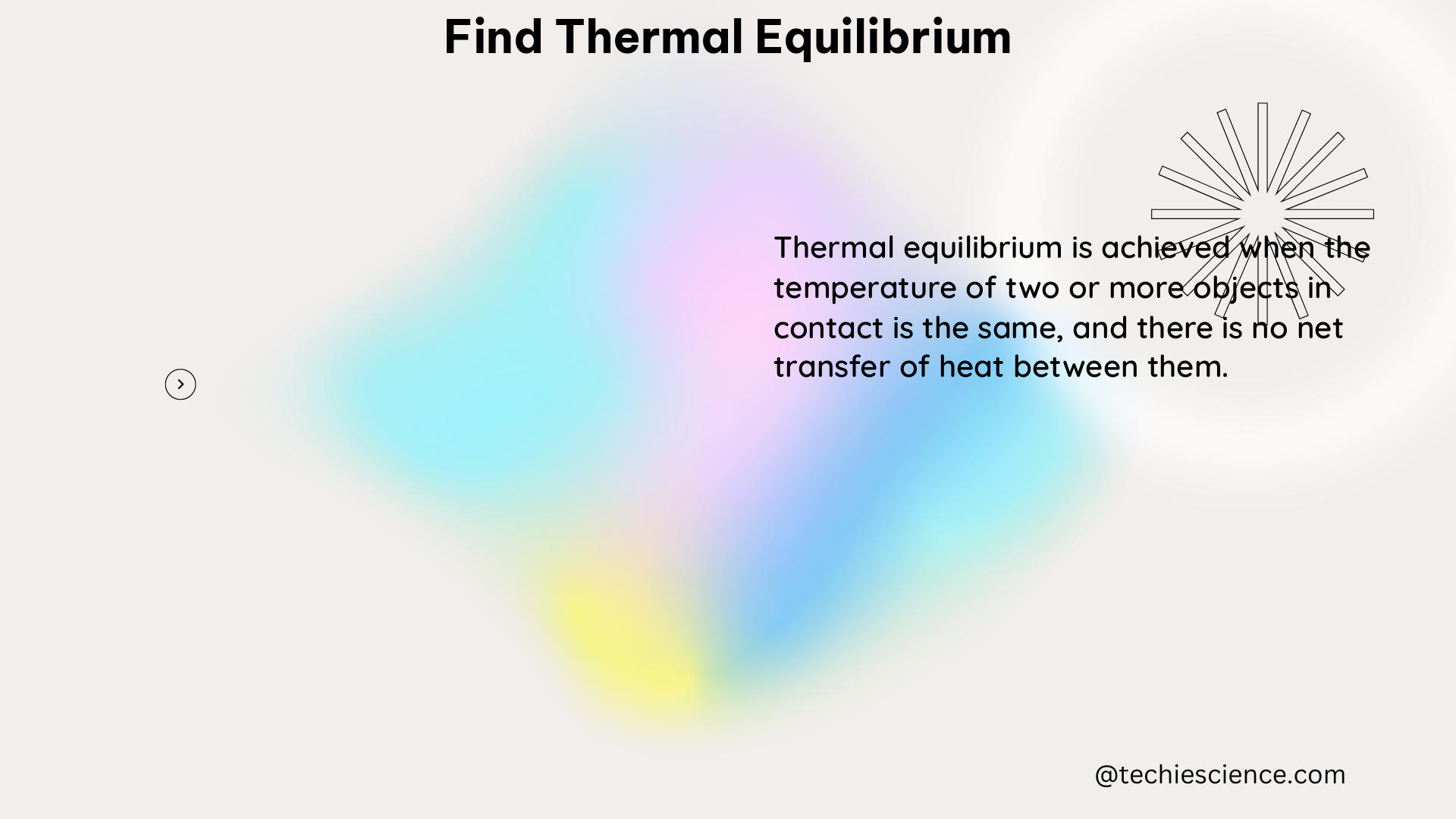 find thermal equilibrium