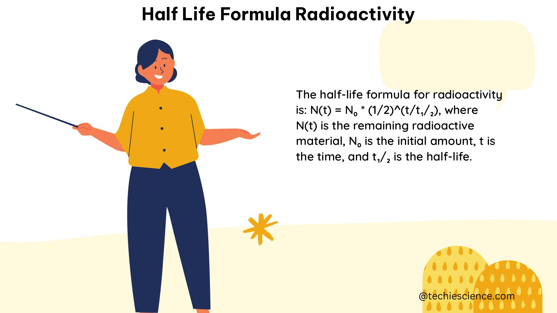 half life formula radioactivity 1