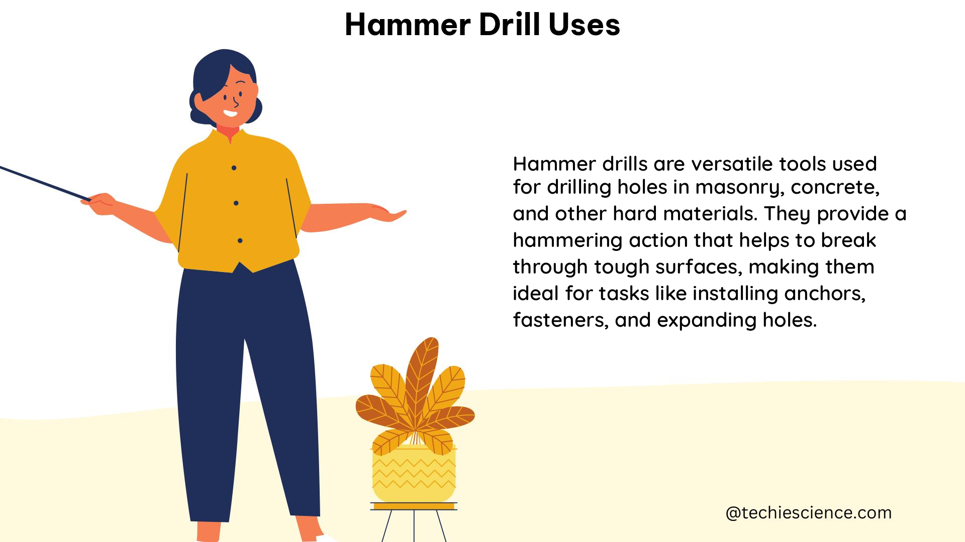 hammer drill uses