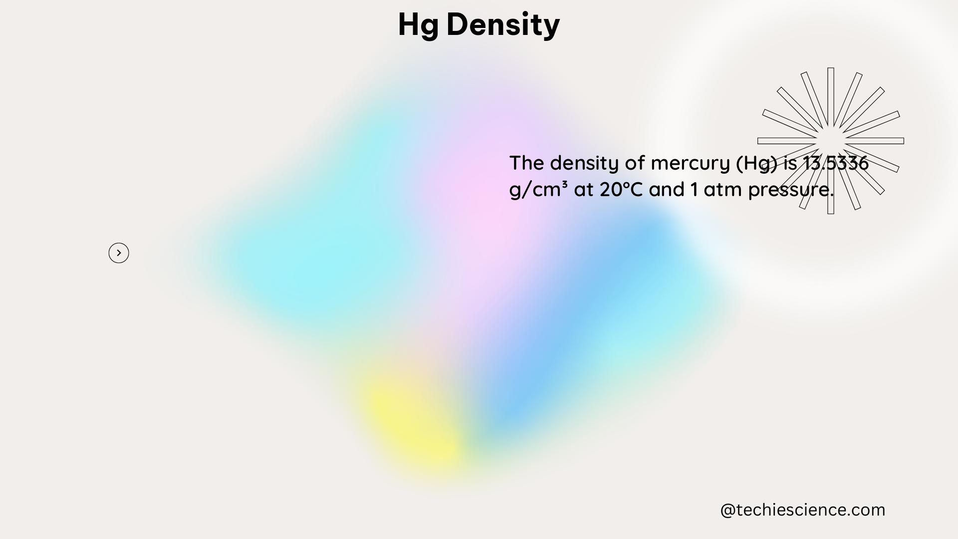 hg density