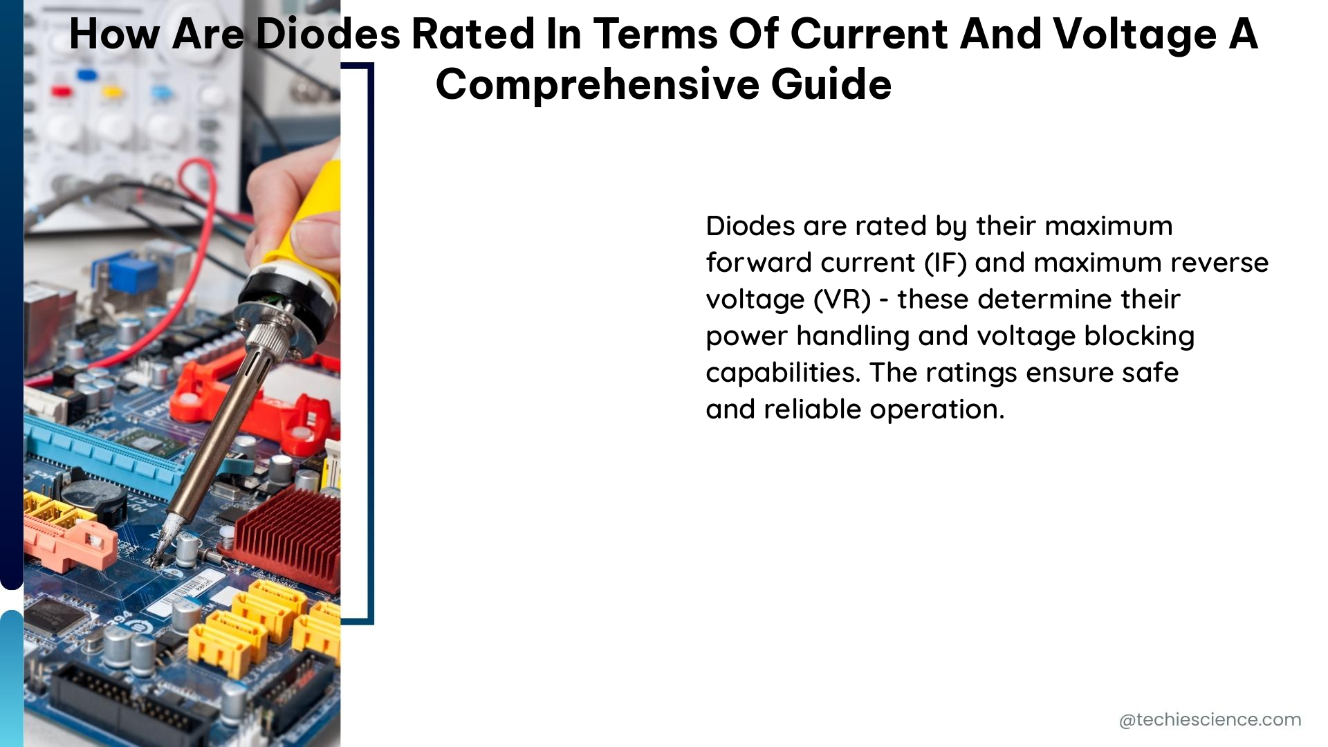 how are diodes rated in terms of current and voltage a comprehensive guide