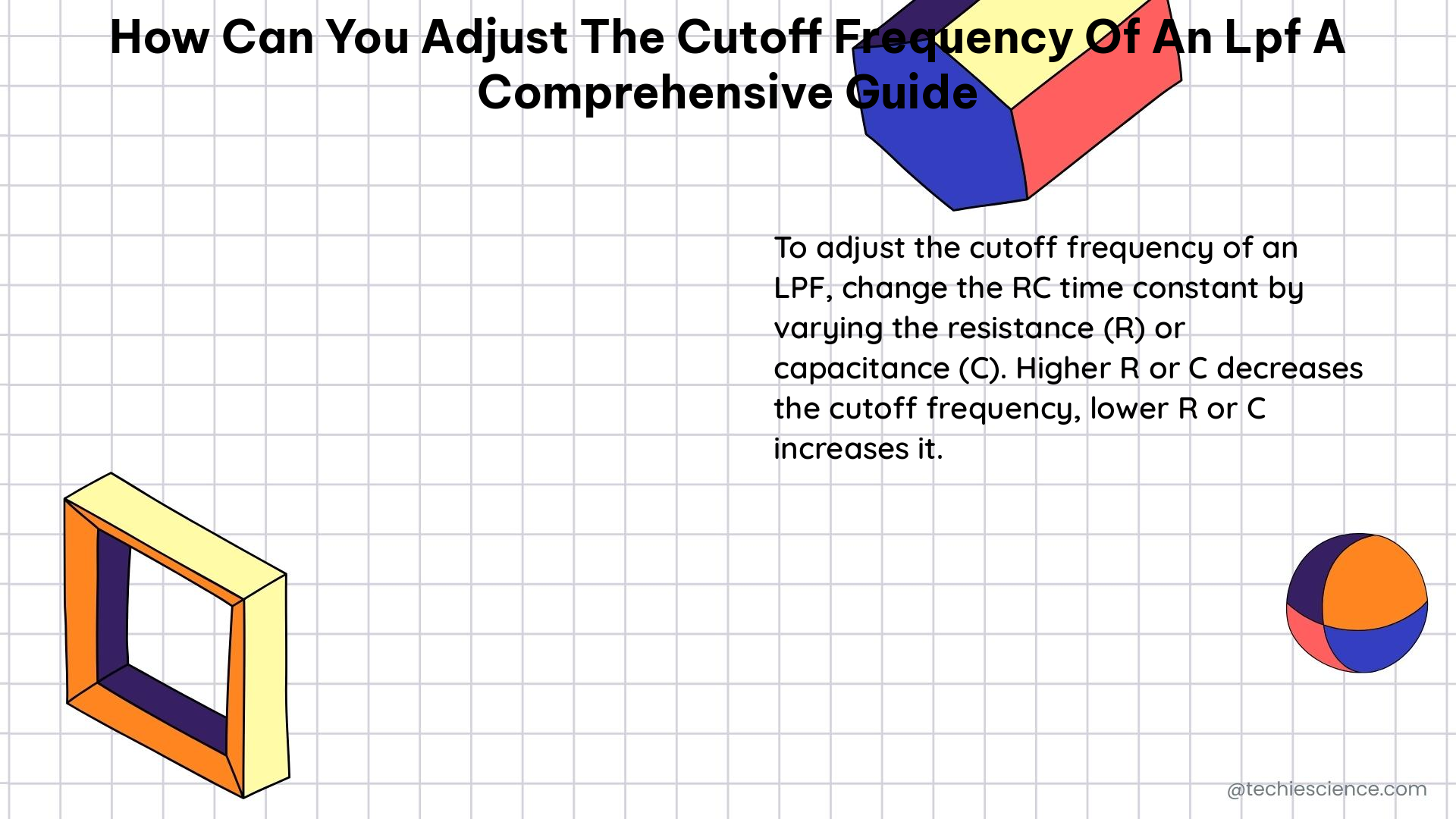 how can you adjust the cutoff frequency of an lpf a comprehensive guide